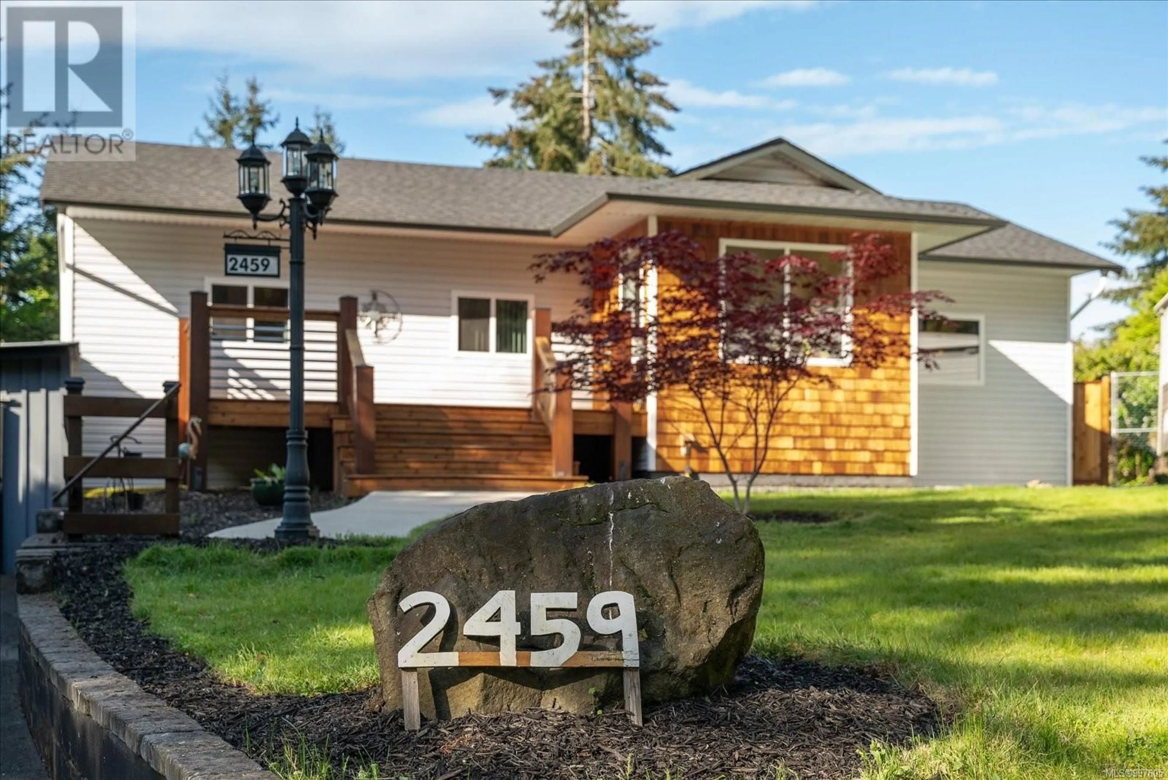 Home with vinyl exterior material, street for 2459 ARMSTRONG CRESCENT, Nanoose Bay British Columbia V9P9J9