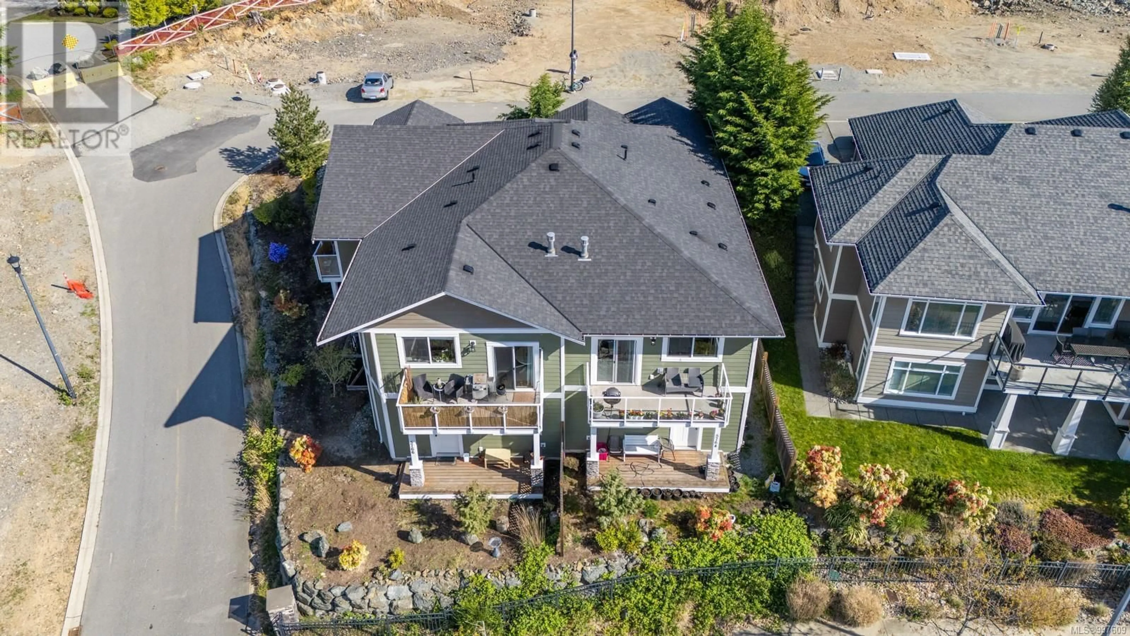 A pic from outside/outdoor area/front of a property/back of a property/a pic from drone, unknown for 5764 LINLEY VALLEY DRIVE, Nanaimo British Columbia V9T0G6