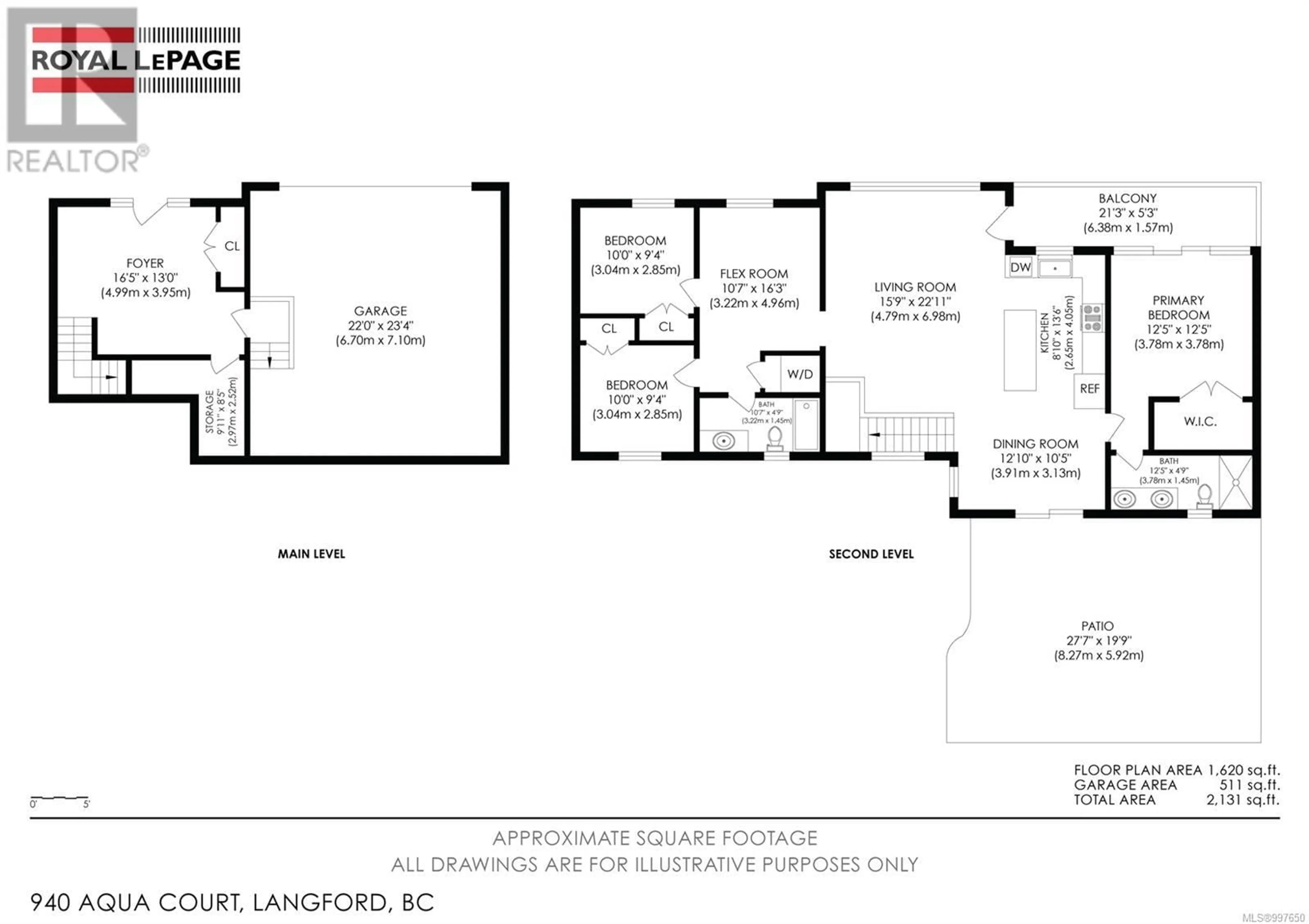 Floor plan for 940 AQUA COURT, Langford British Columbia V9B0N3