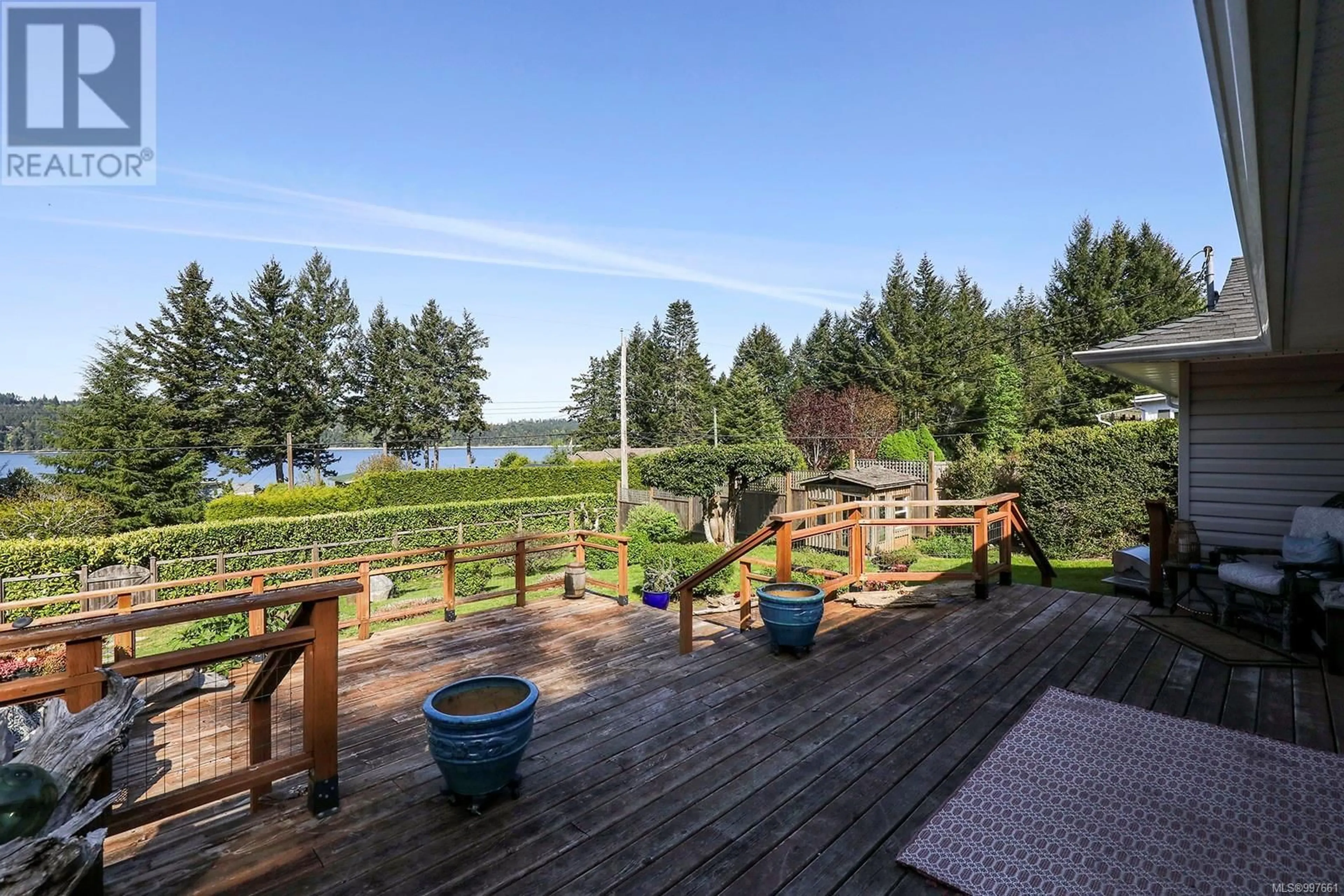 Patio, water/lake/river/ocean view for 7616 WENTE WAY, Fanny Bay British Columbia V0R1W0