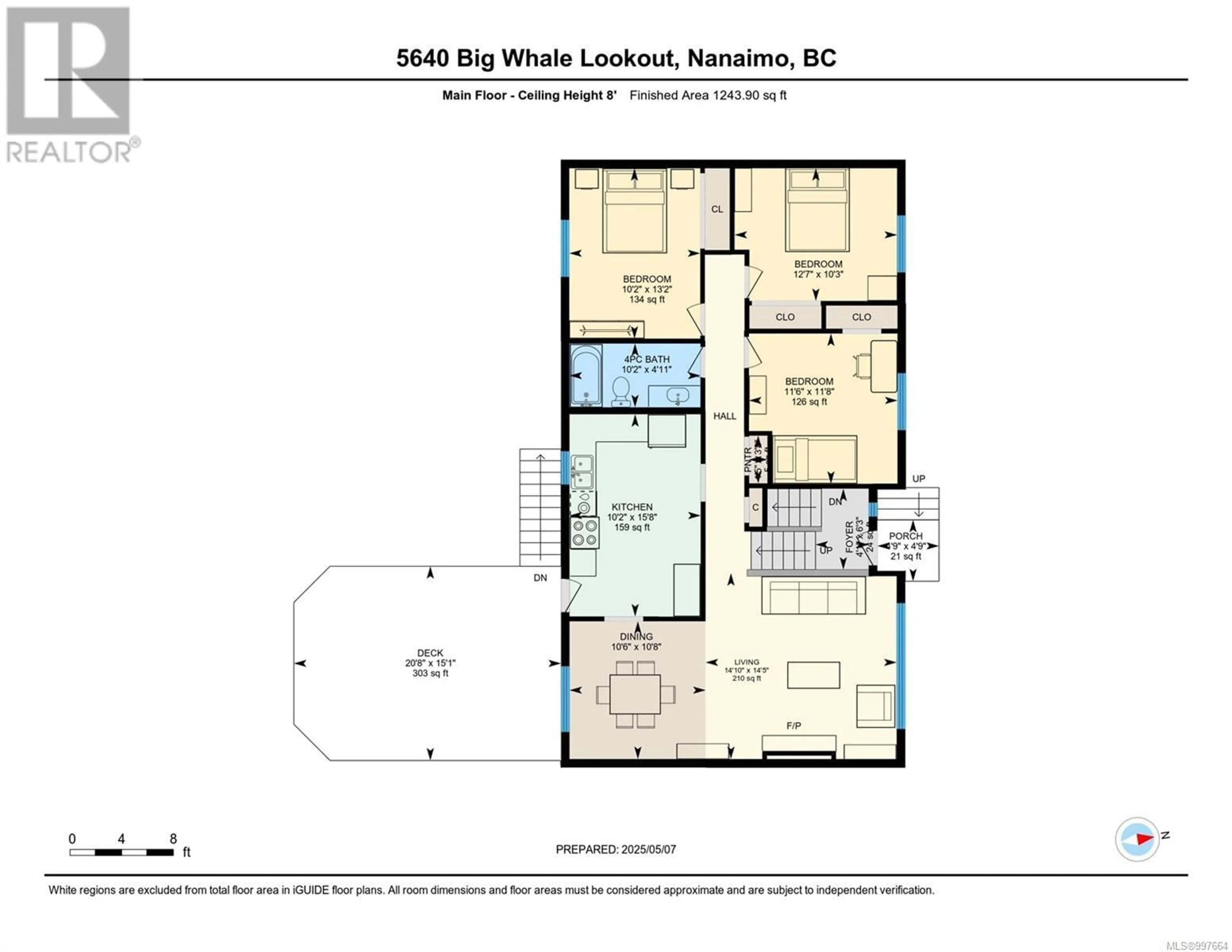 Floor plan for 5640 BIG WHALE LOOKOUT, Nanaimo British Columbia V9T5G7