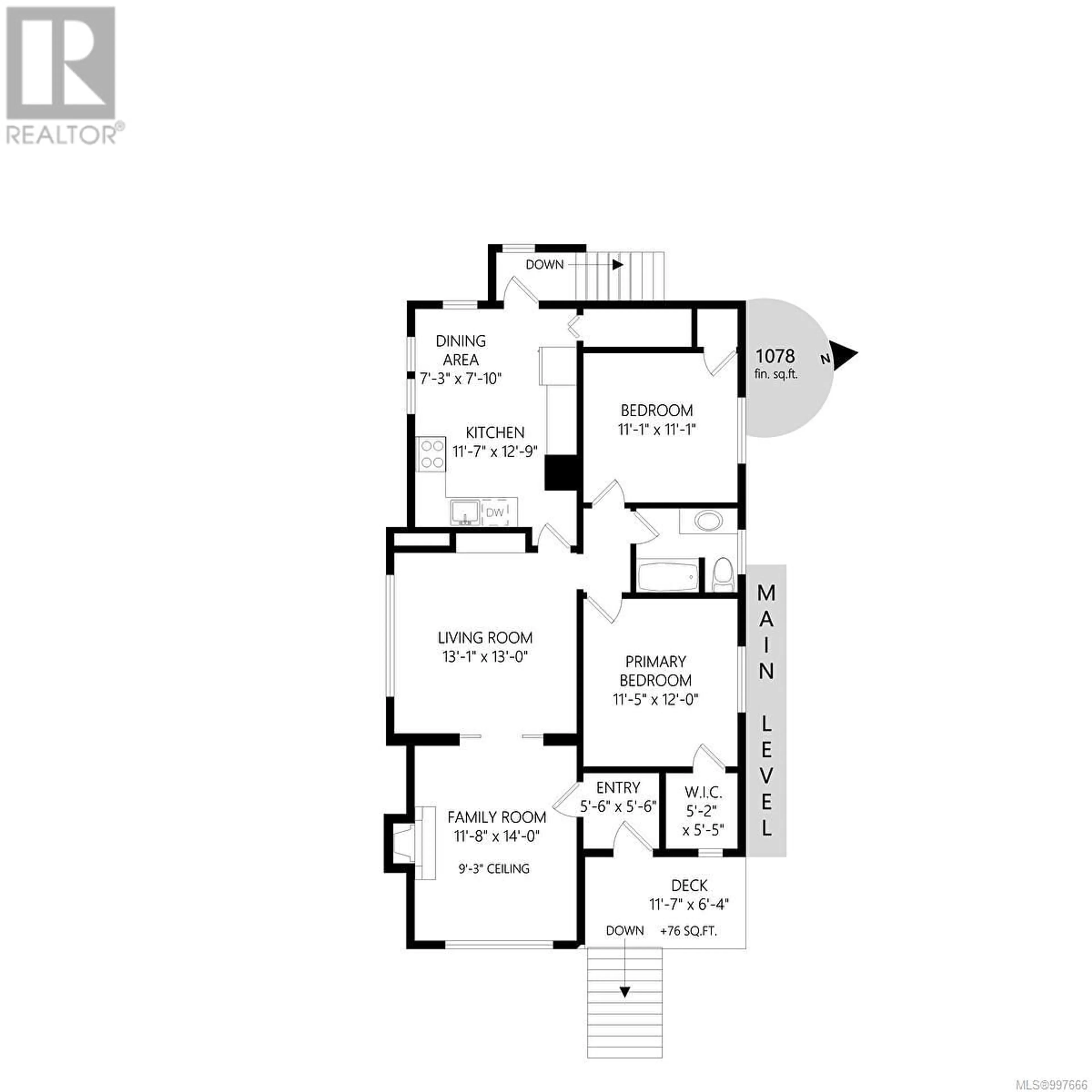 Floor plan for 444 KIPLING STREET, Victoria British Columbia V8S3J8