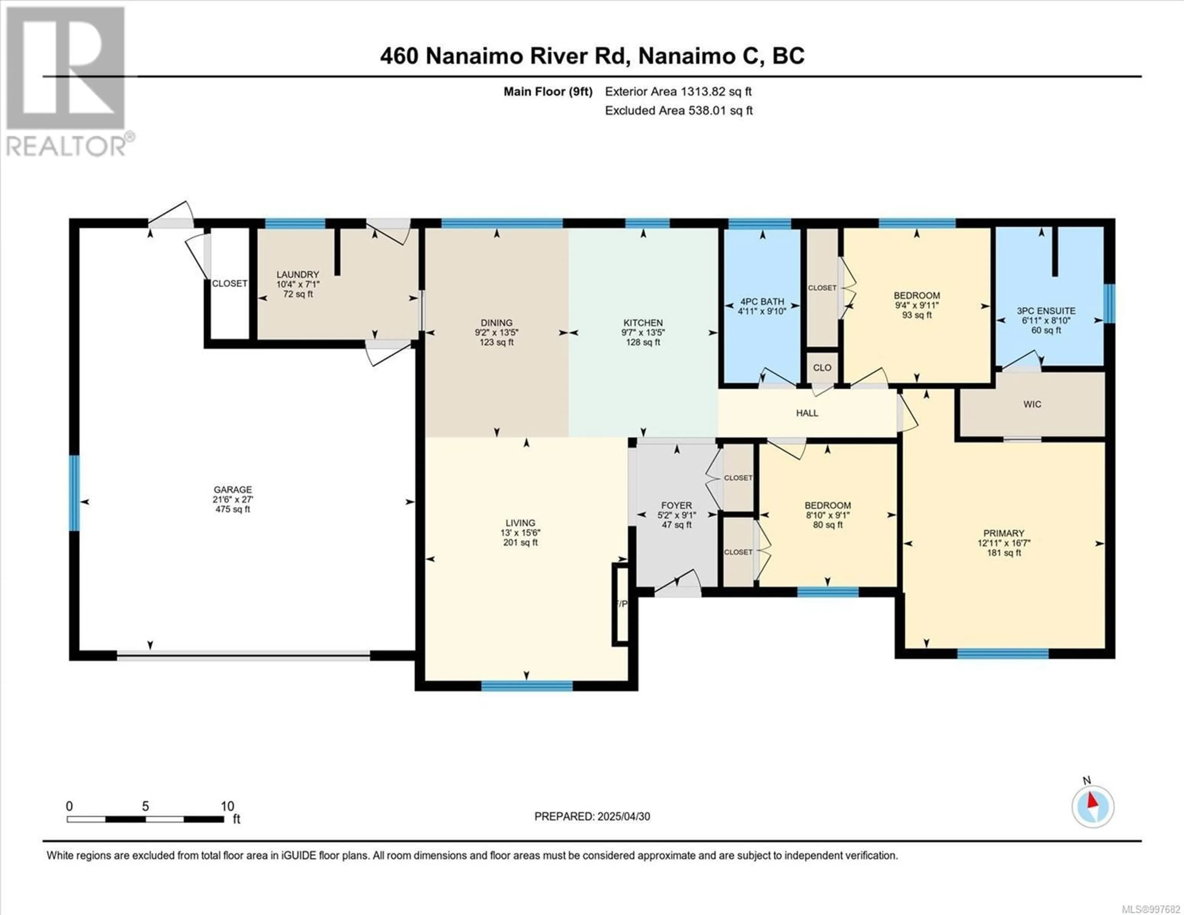 Floor plan for 460 NANAIMO RIVER ROAD, Nanaimo British Columbia V9X1E2