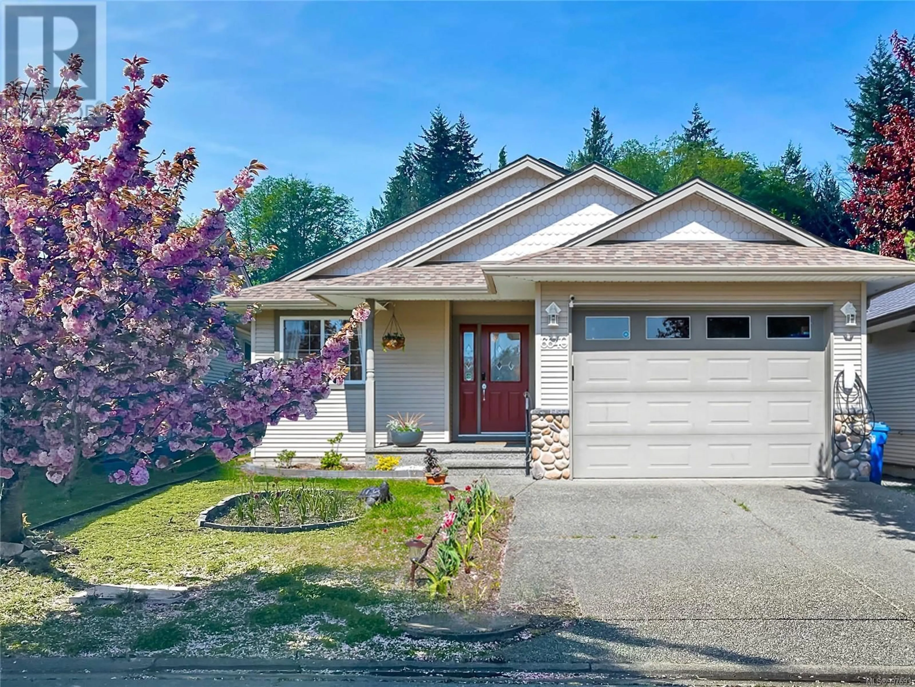 Home with vinyl exterior material, street for 6640 ACREMAN PLACE, Sooke British Columbia V9Z0V9