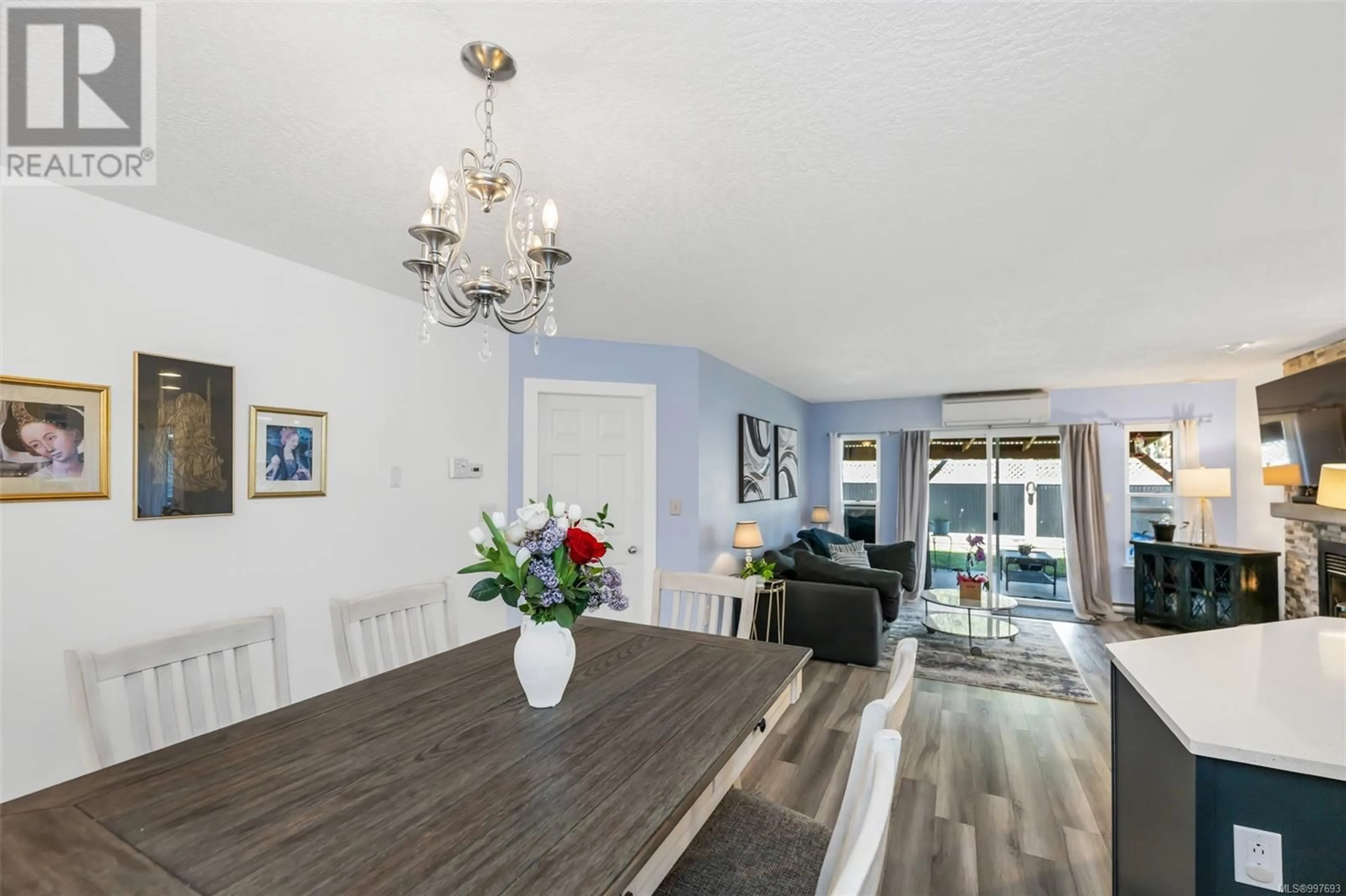 Dining room, wood/laminate floor for 6640 ACREMAN PLACE, Sooke British Columbia V9Z0V9