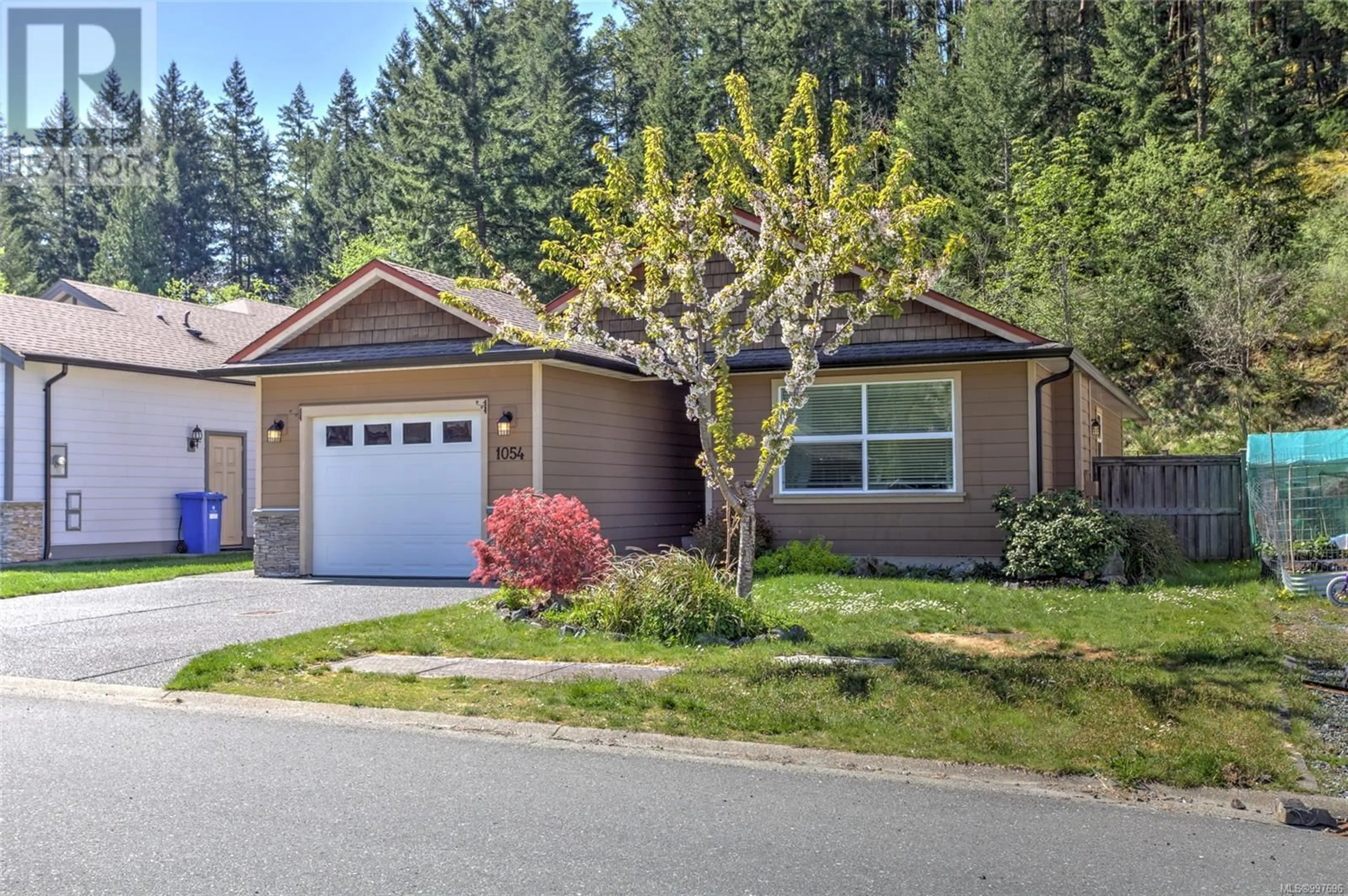 Home with vinyl exterior material, street for 1054 FITZGERALD ROAD, Shawnigan Lake British Columbia V0R2W3