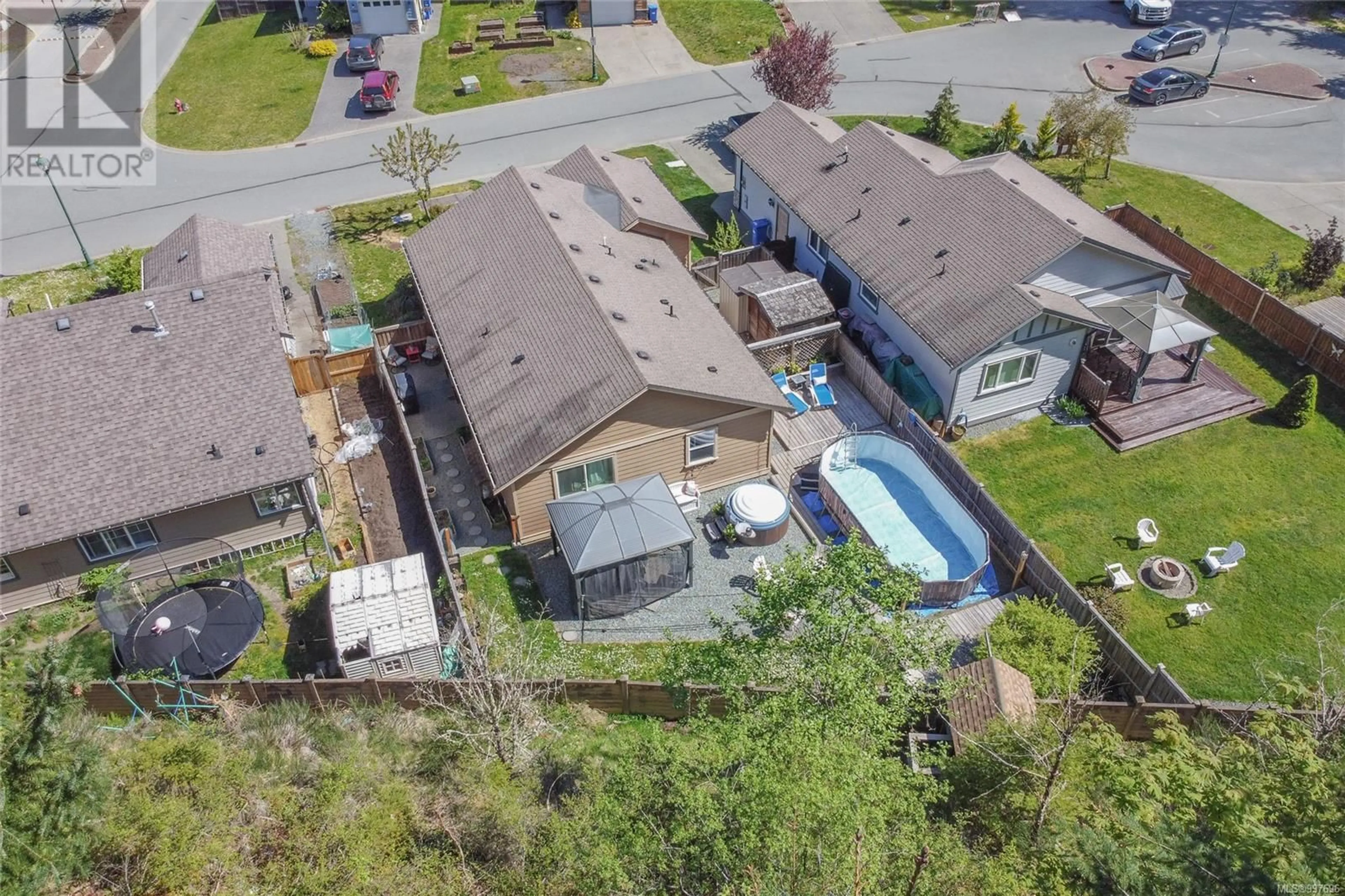 A pic from outside/outdoor area/front of a property/back of a property/a pic from drone, unknown for 1054 FITZGERALD ROAD, Shawnigan Lake British Columbia V0R2W3