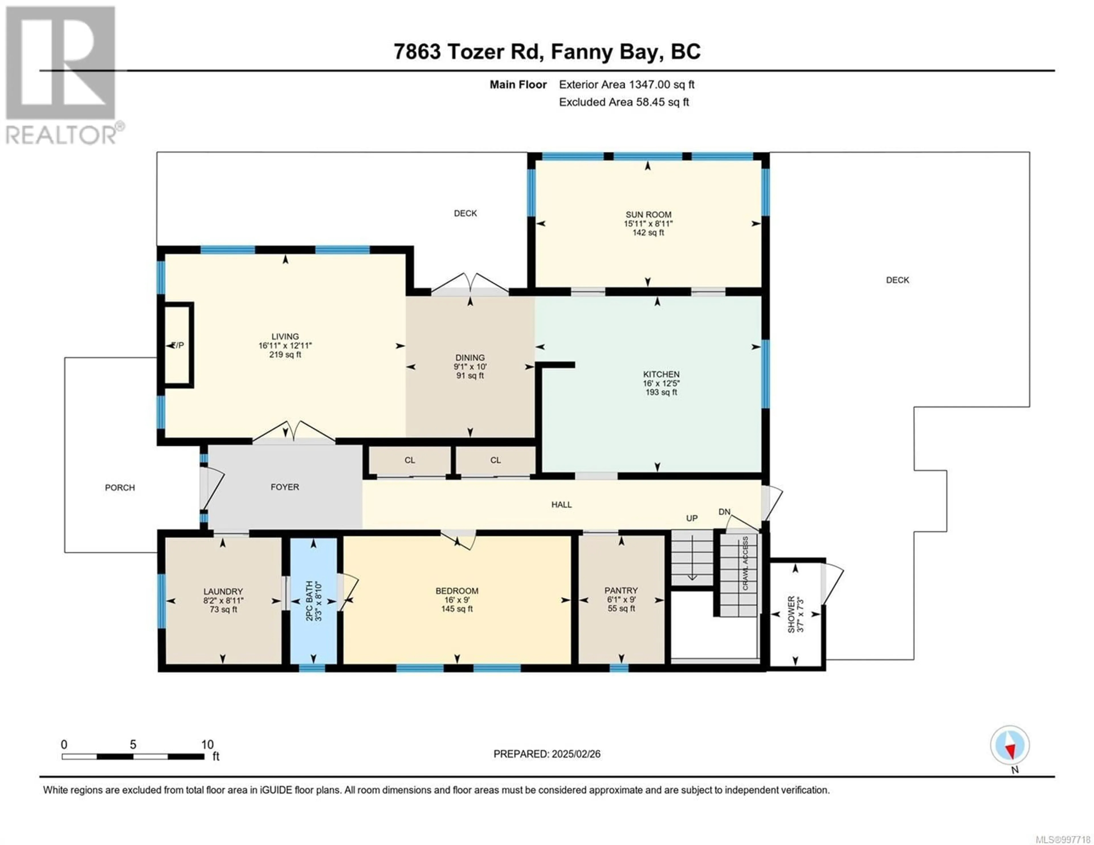 Floor plan for 7863 TOZER ROAD, Fanny Bay British Columbia V0R1W0