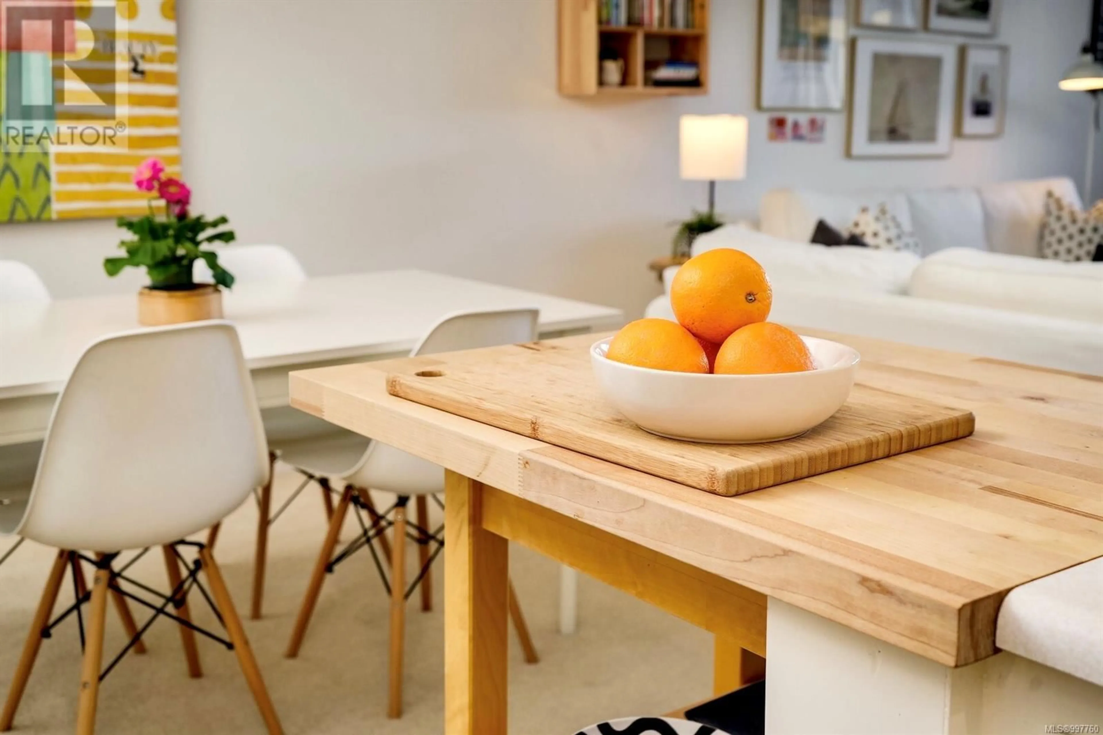 Contemporary kitchen, wood/laminate floor for 420 - 964 HEYWOOD AVENUE, Victoria British Columbia V8V2Y5