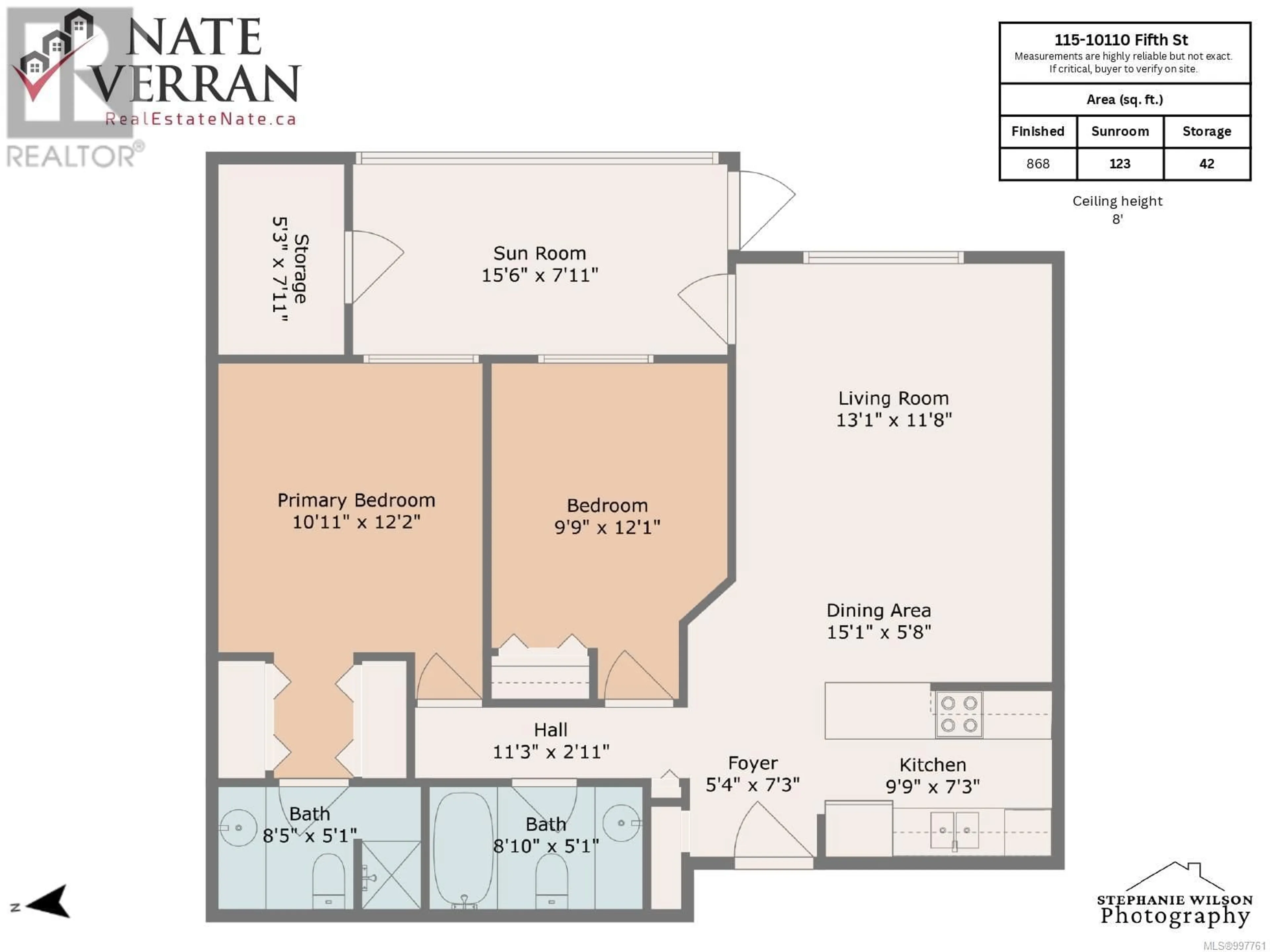 Floor plan for 115 - 10110 FIFTH STREET, Sidney British Columbia V8L2X9