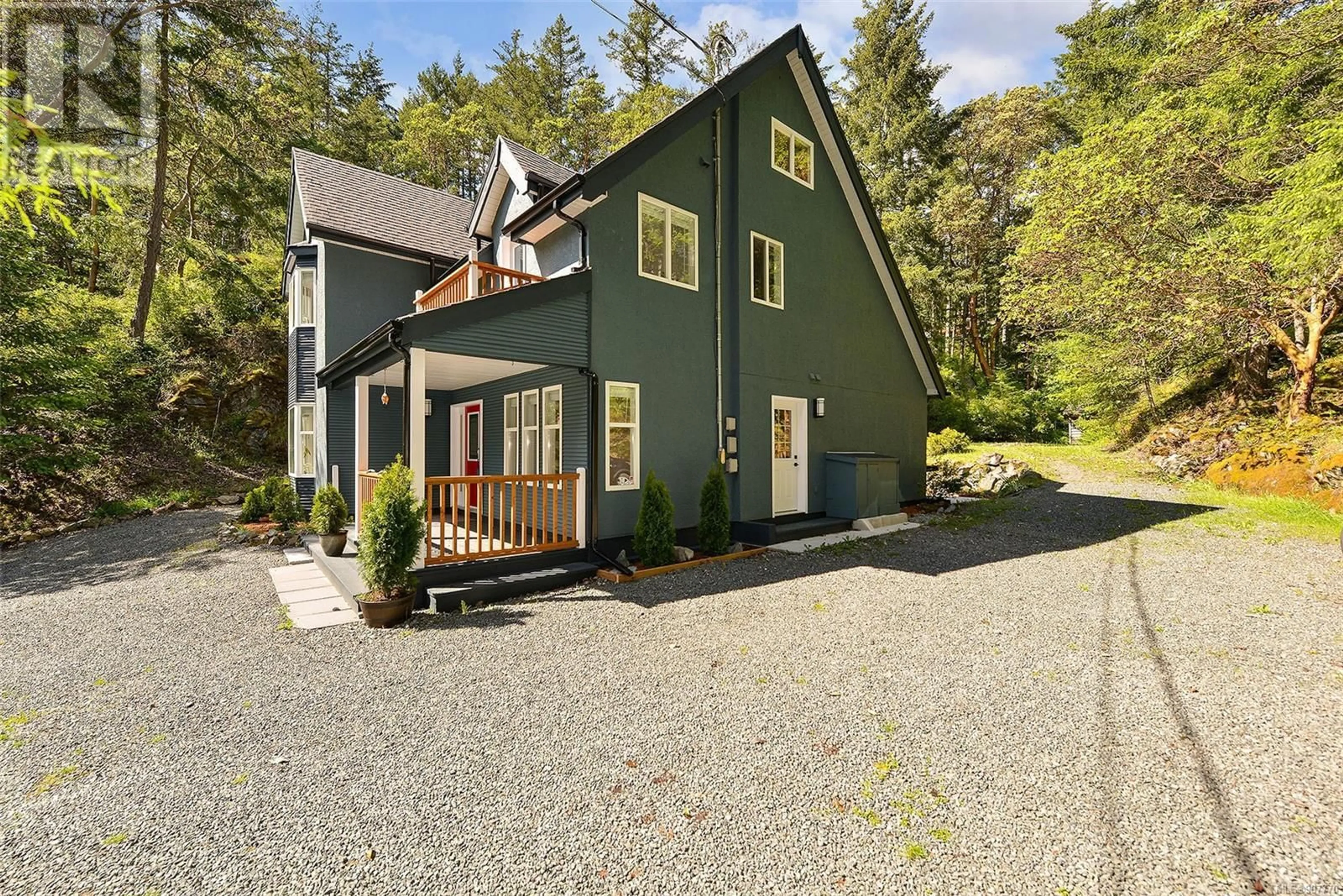 A pic from outside/outdoor area/front of a property/back of a property/a pic from drone, street for 3463 YORKSHIRE PLACE, Langford British Columbia V9B5Y9