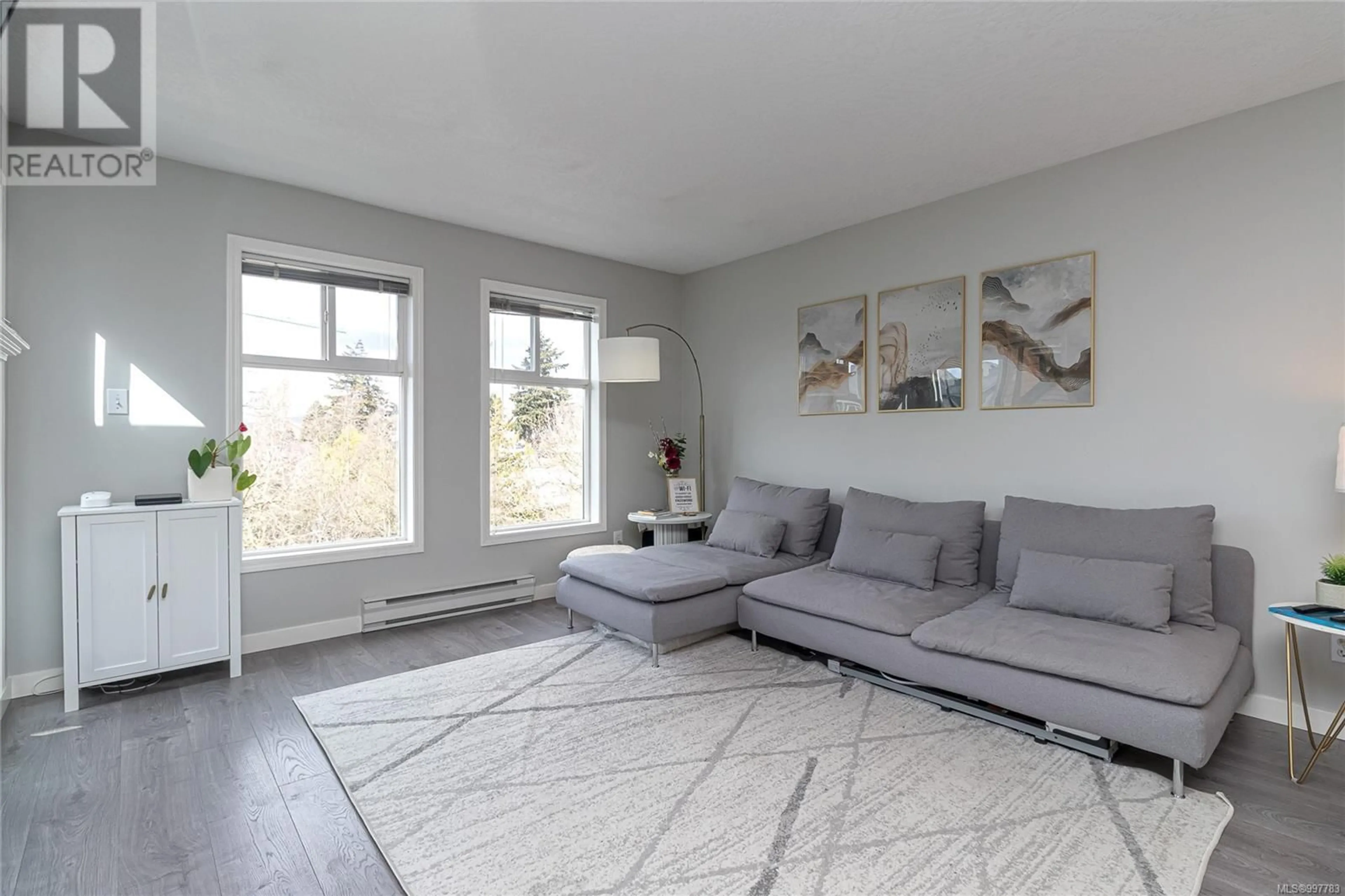 Living room with furniture, unknown for 411 - 894 VERNON AVENUE, Saanich British Columbia V8X2W6