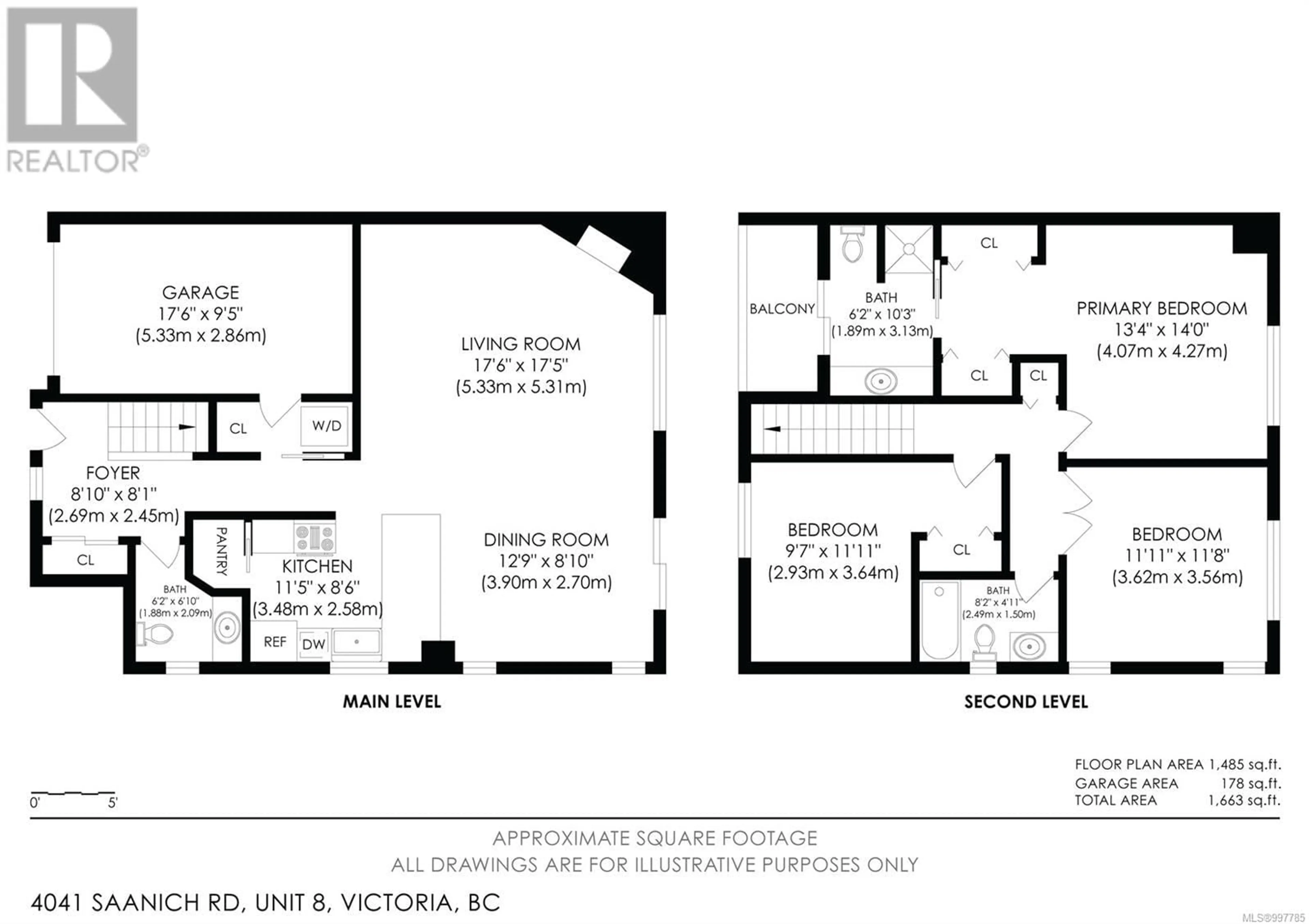 Floor plan for 8 - 4041 SAANICH ROAD, Saanich British Columbia V8X1Z2