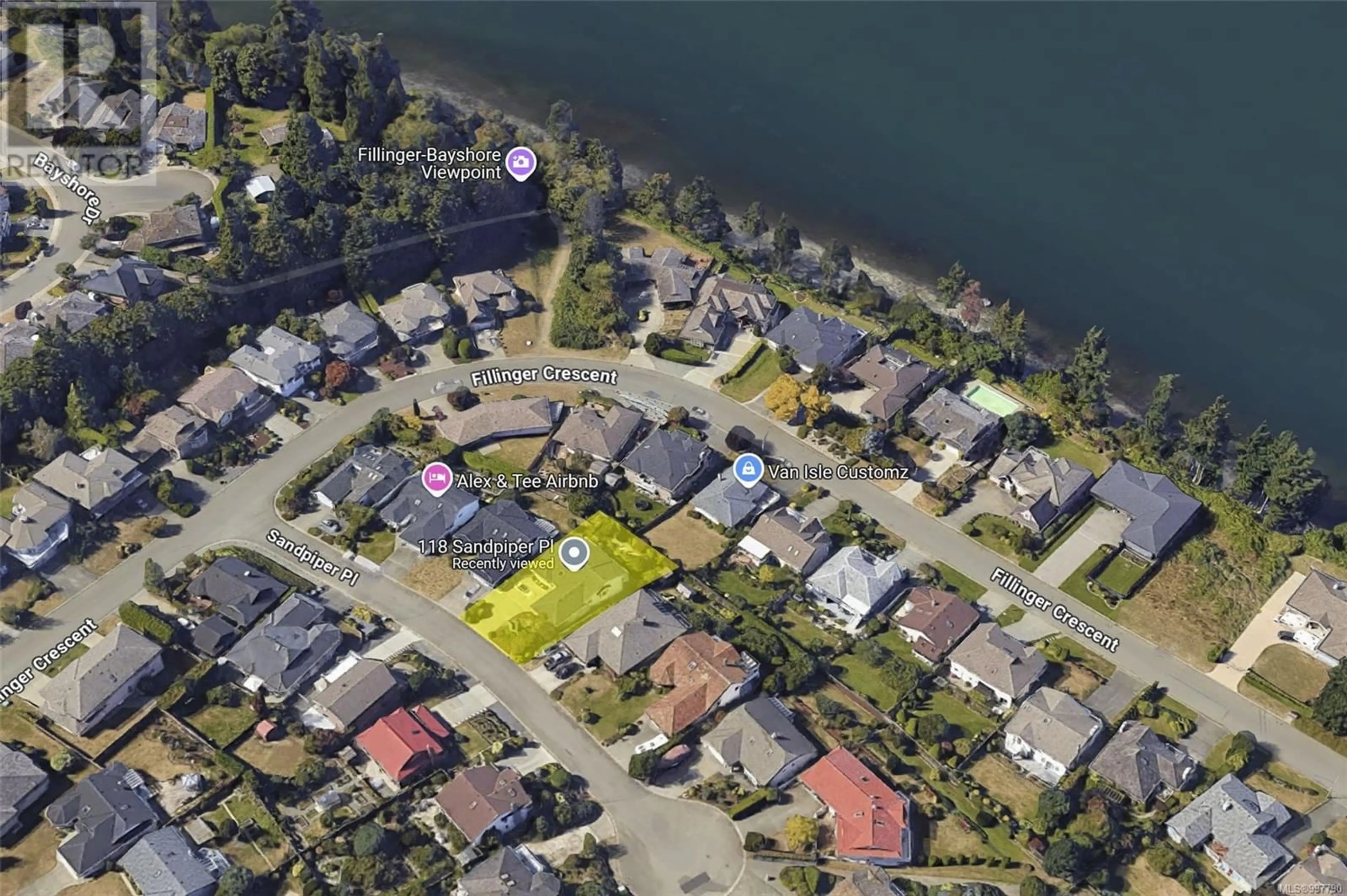 A pic from outside/outdoor area/front of a property/back of a property/a pic from drone, water/lake/river/ocean view for 118 SANDPIPER PLACE, Nanaimo British Columbia V9V1H5