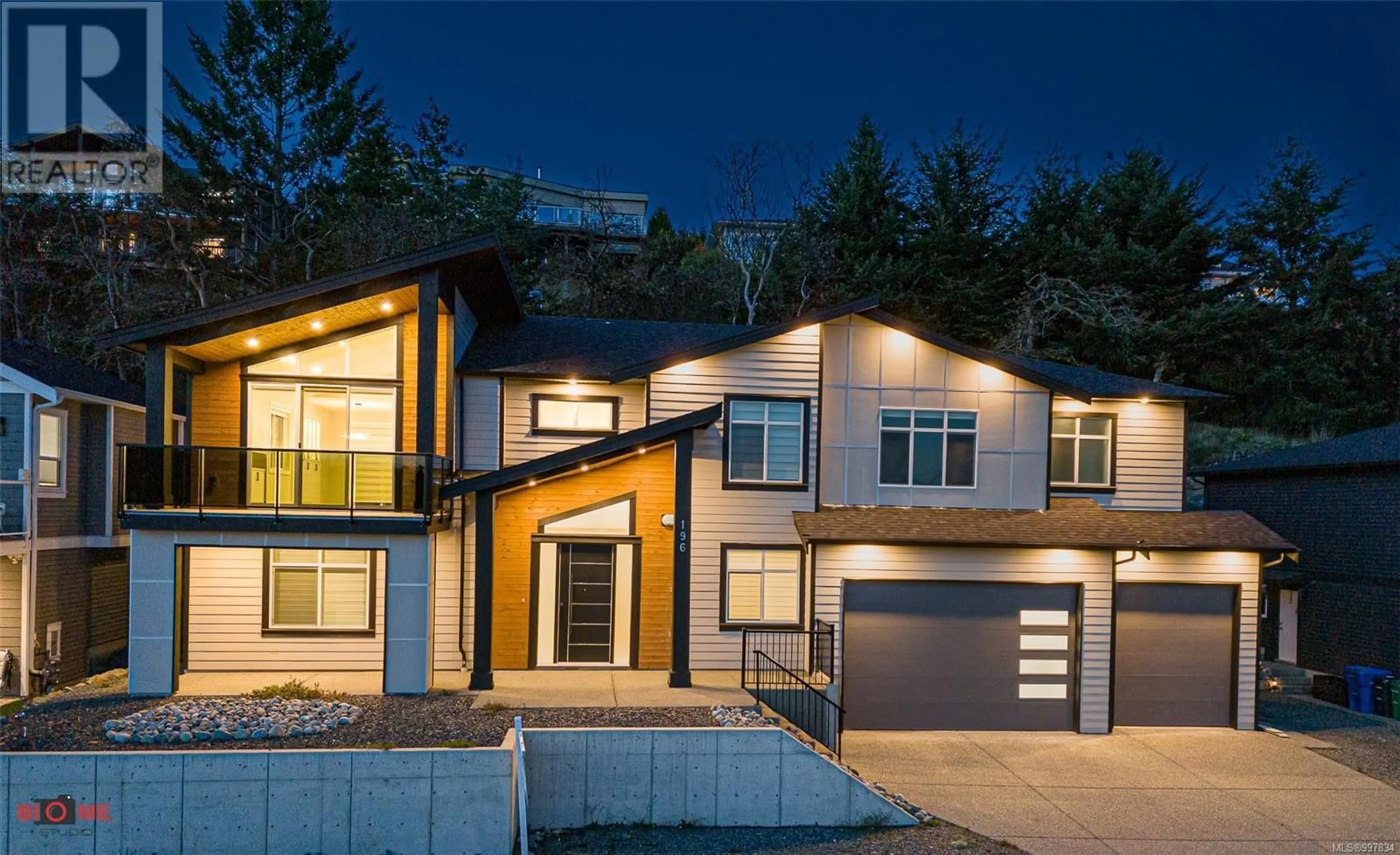 Home with vinyl exterior material, mountain view for 196 GOLDEN OAKS CRESCENT, Nanaimo British Columbia V9T0K8