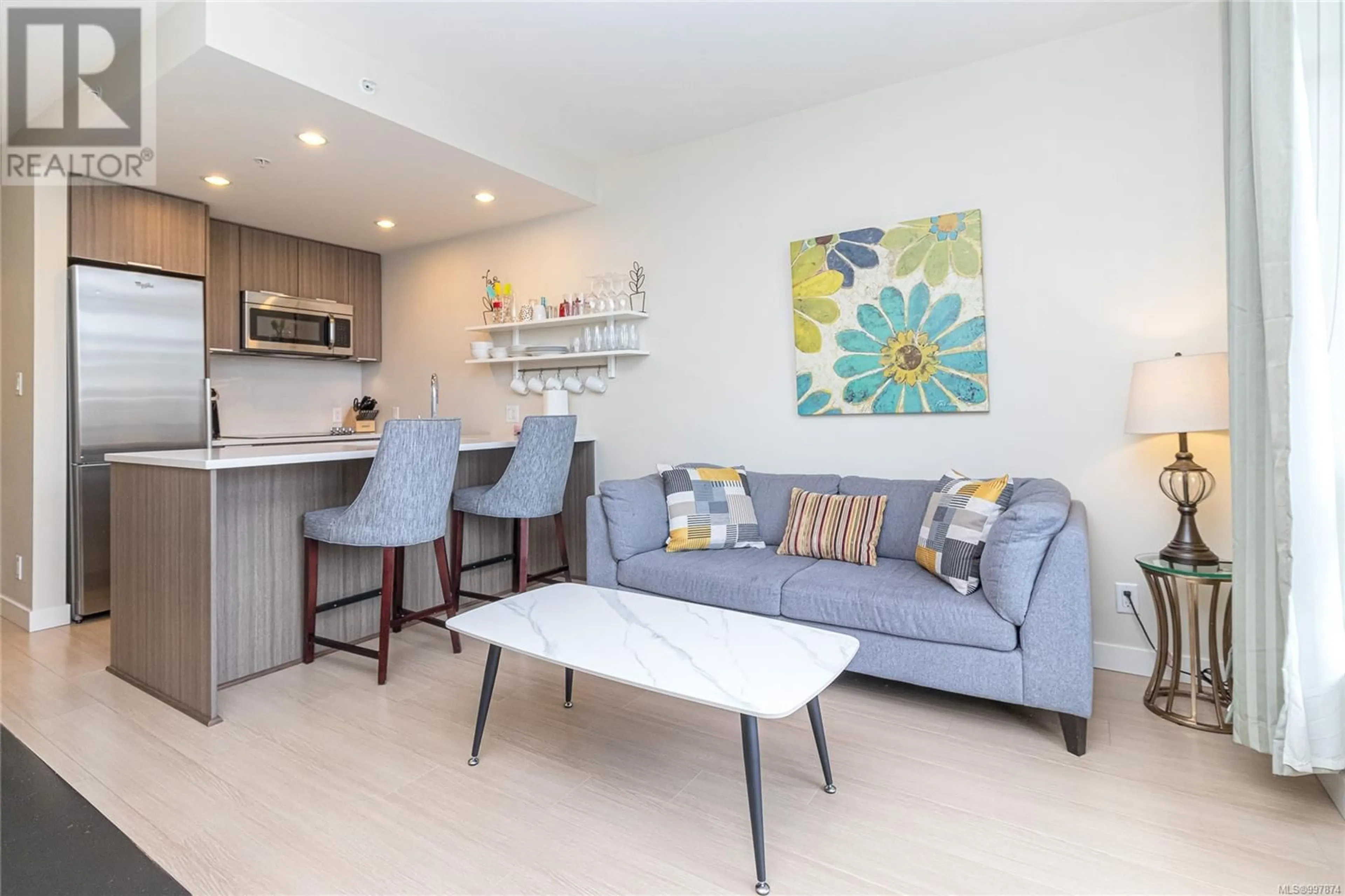 Living room with furniture, unknown for 710 - 728 YATES STREET, Victoria British Columbia V8W0C8