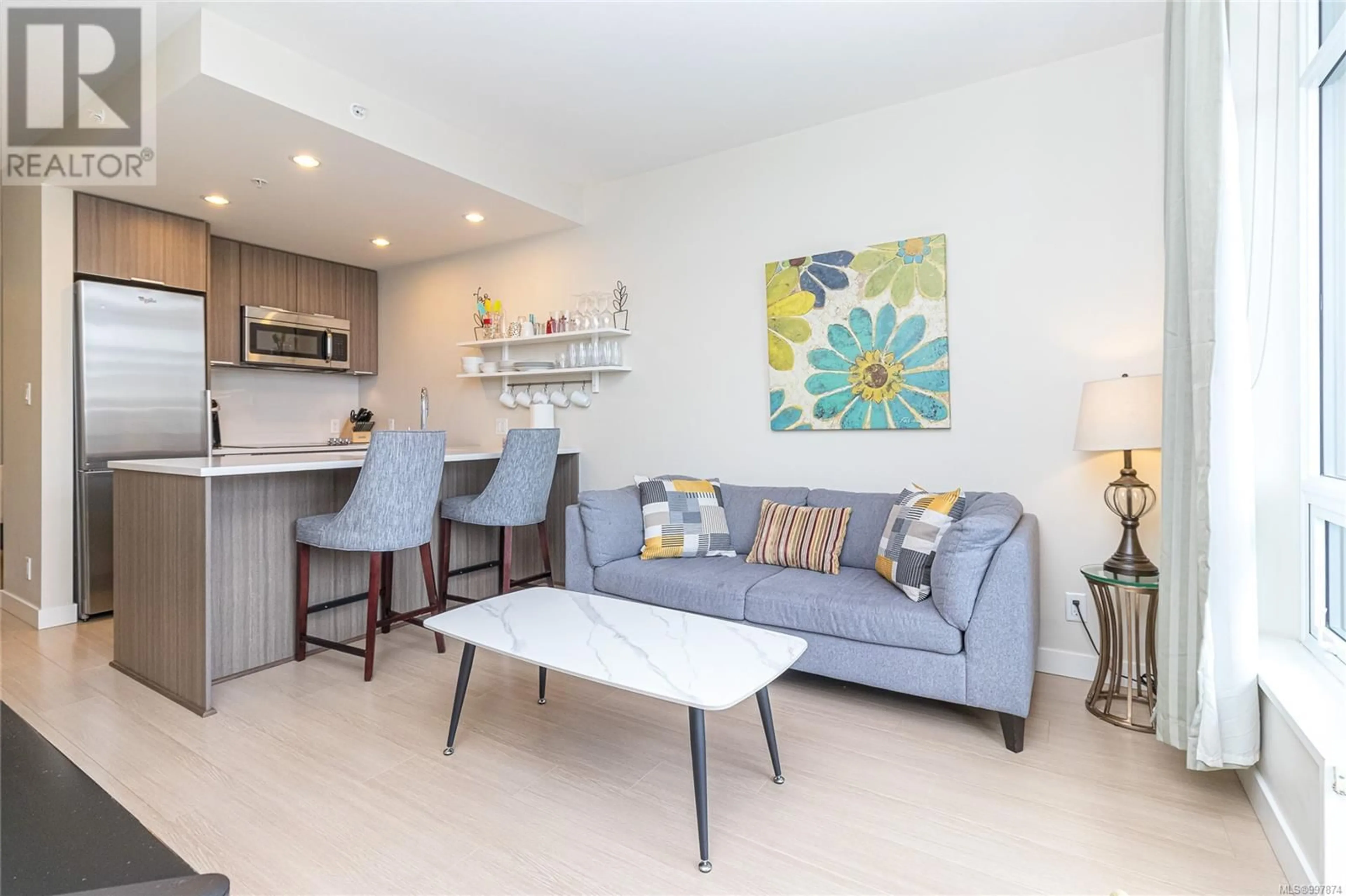 Living room with furniture, unknown for 710 - 728 YATES STREET, Victoria British Columbia V8W0C8