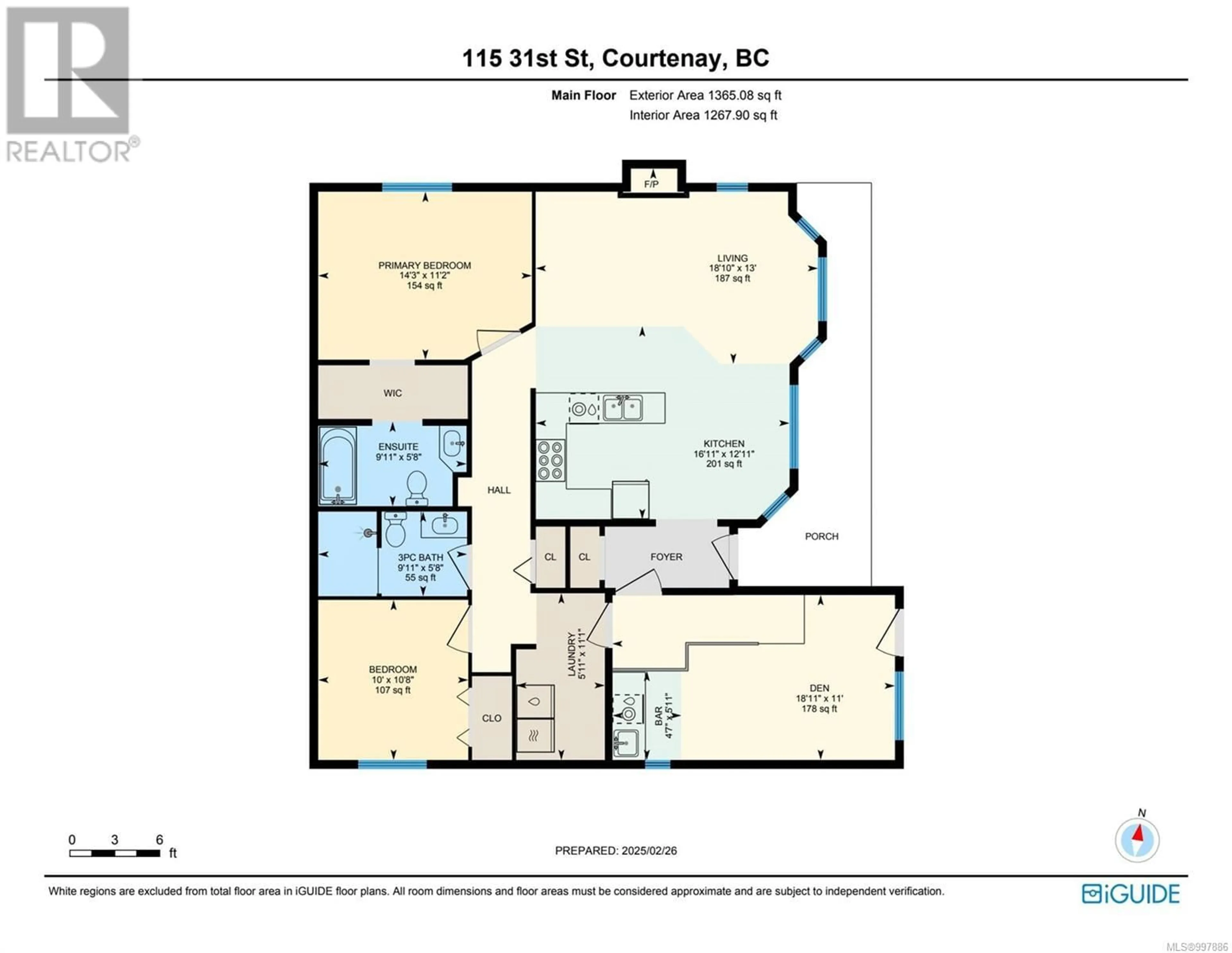 Floor plan for 115 - 202 31ST STREET, Courtenay British Columbia V9N9E2