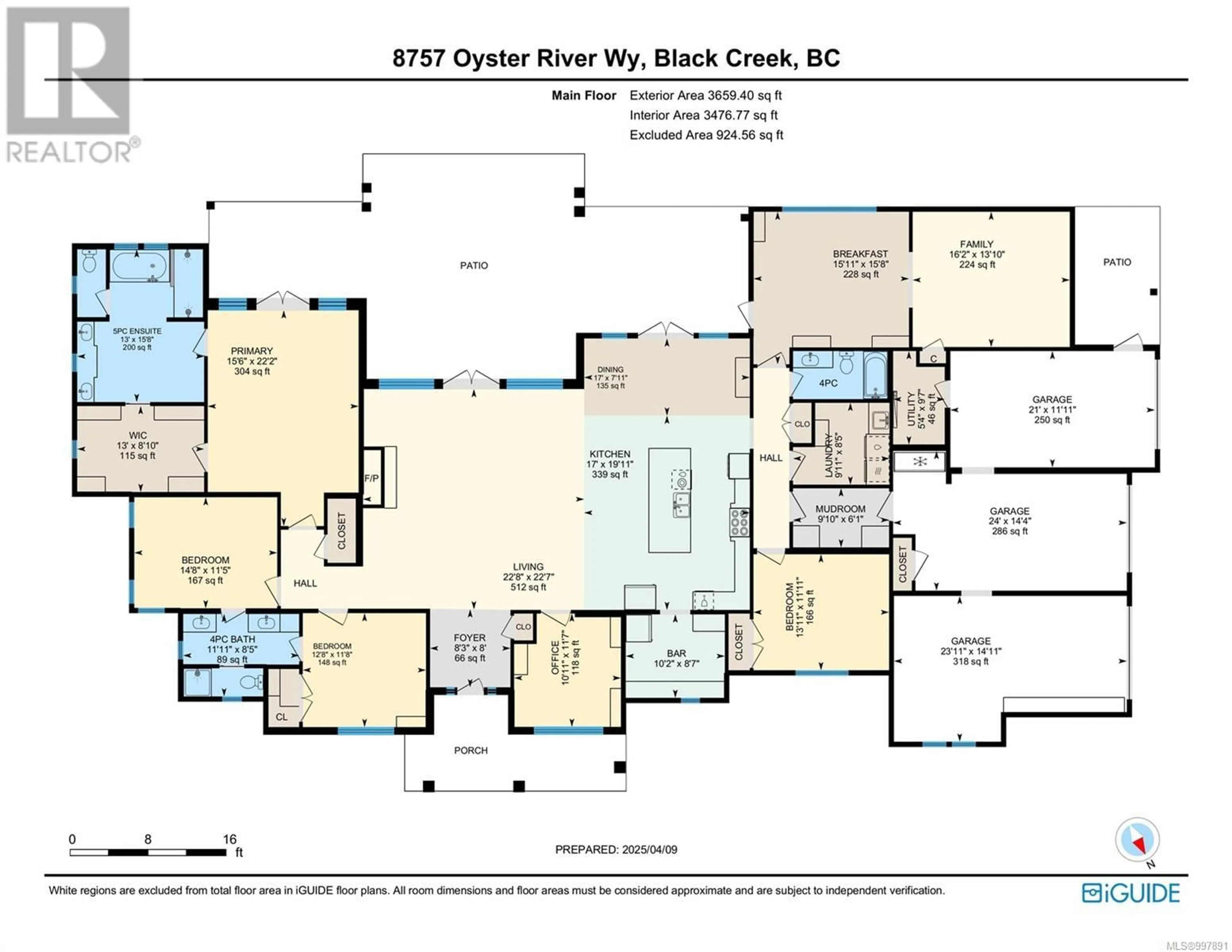 Floor plan for 8757/8761 OYSTER RIVER WAY, Black Creek British Columbia V9J1K5