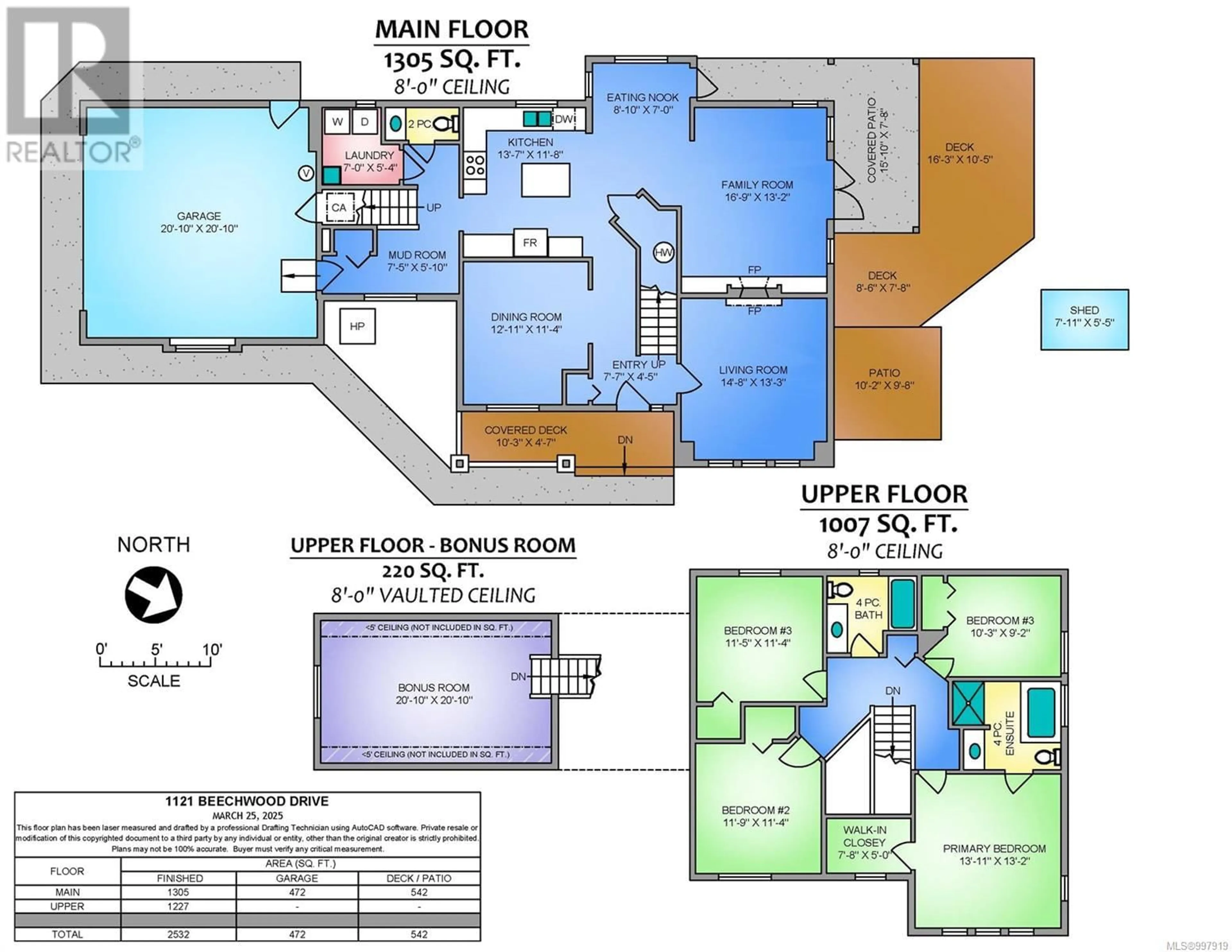 Floor plan for 1121 BEECHWOOD DRIVE, Nanaimo British Columbia V9R7E2