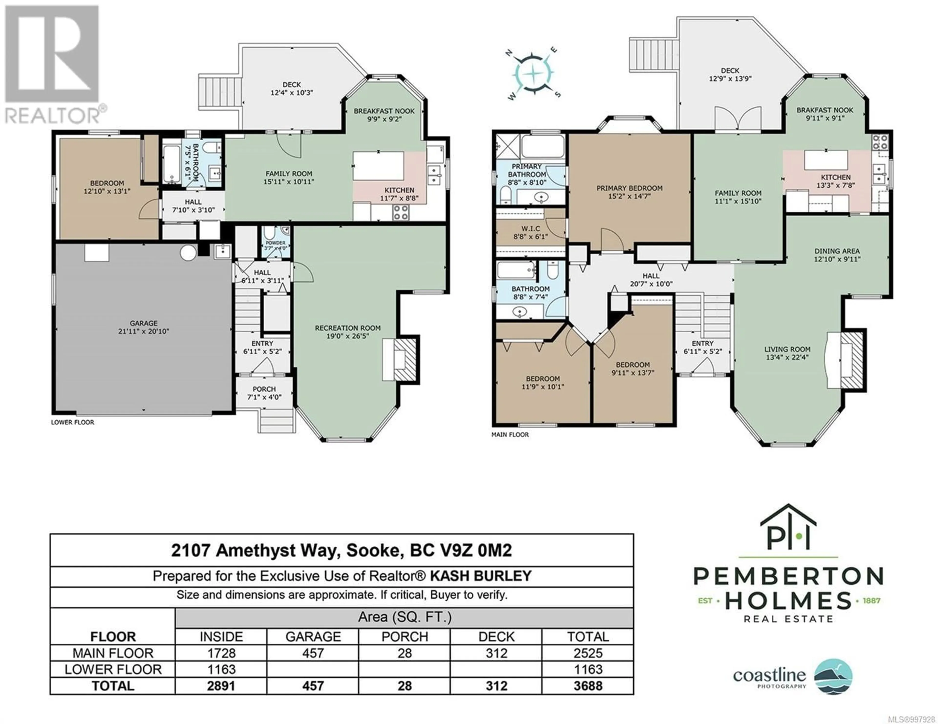 Floor plan for 2107 AMETHYST WAY, Sooke British Columbia V9Z0M2