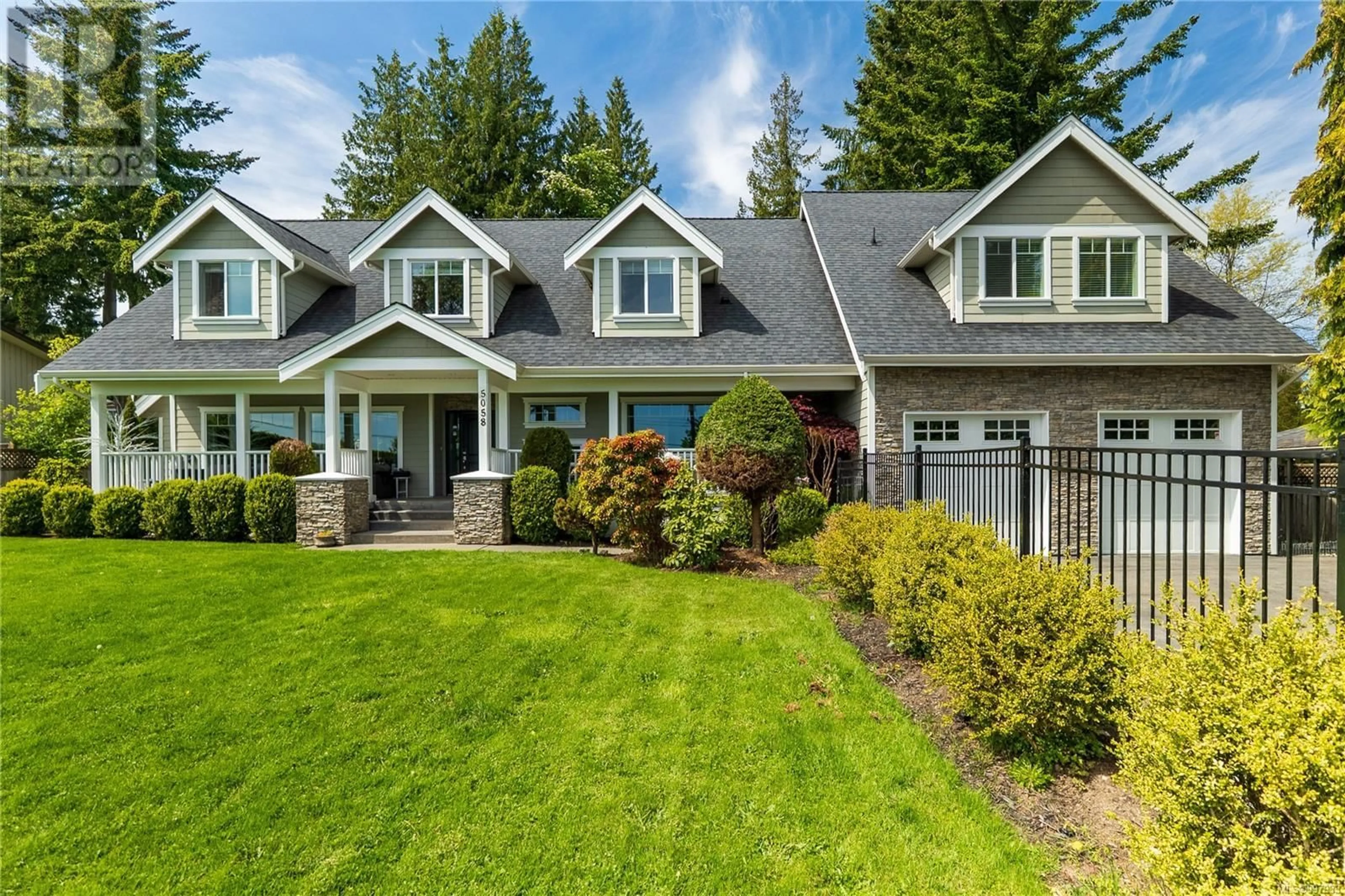 Home with vinyl exterior material, street for 5058 WESLEY ROAD, Saanich British Columbia V8Y1Z4