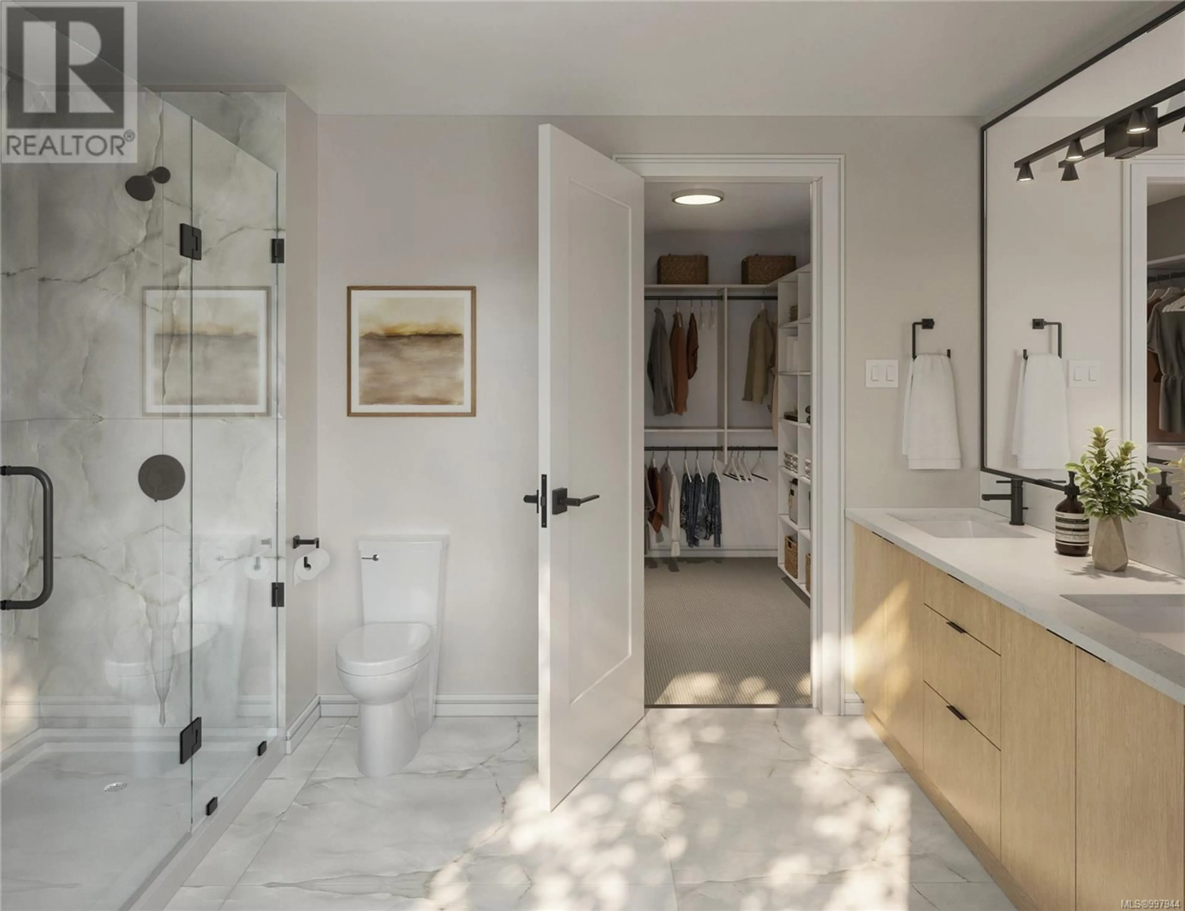Contemporary bathroom, ceramic/tile floor for 2518 BRONZITE PLACE, Langford British Columbia V9B7E2