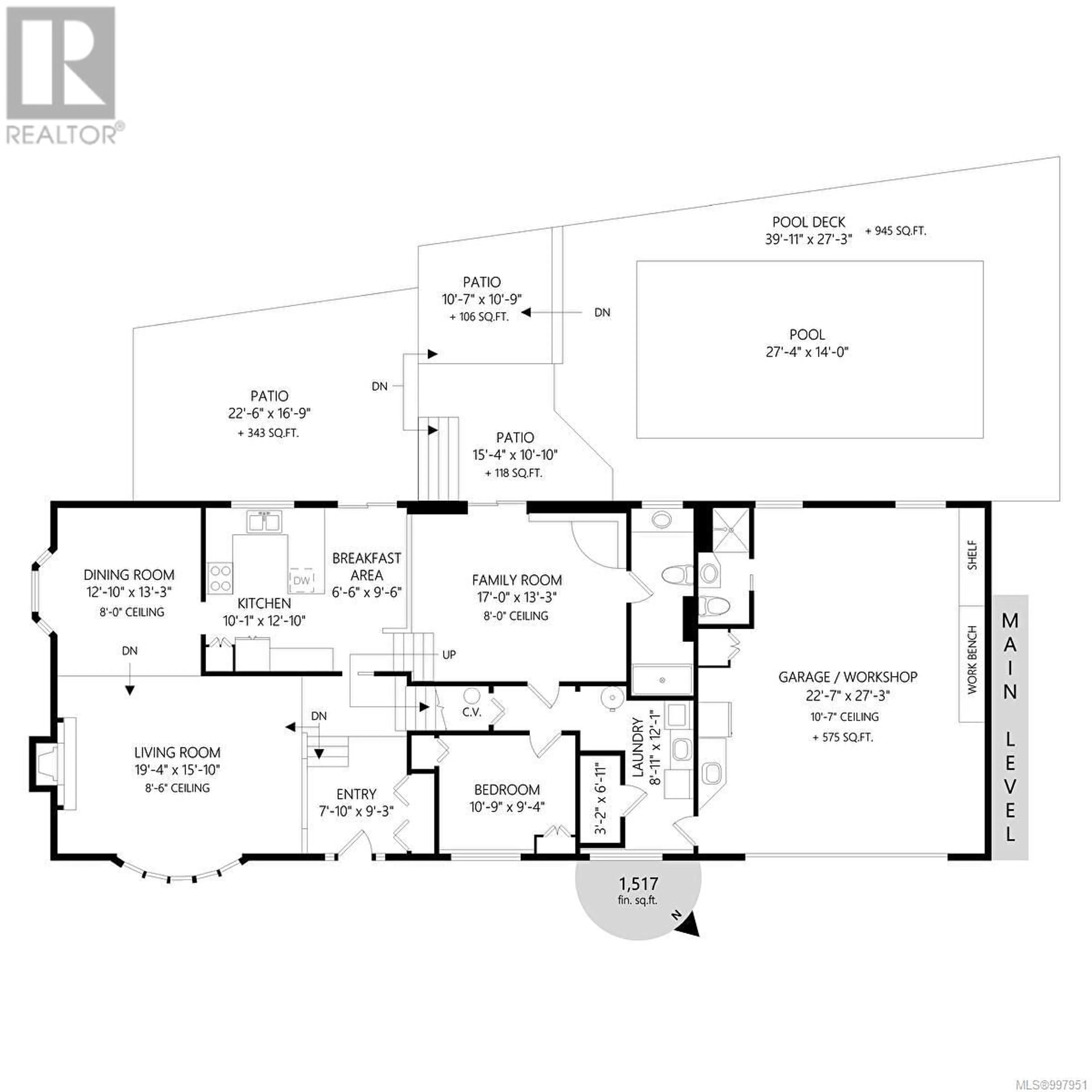 Floor plan for 2295 GREENLANDS ROAD, Saanich British Columbia V8N5B9