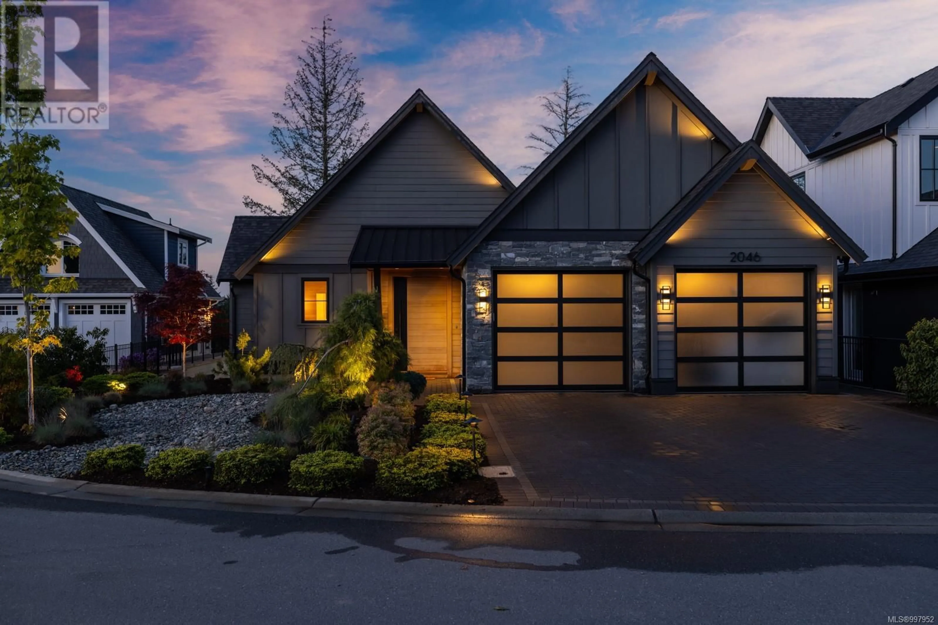 Home with brick exterior material, street for 2046 PINEHURST TERRACE, Langford British Columbia V9B0T4