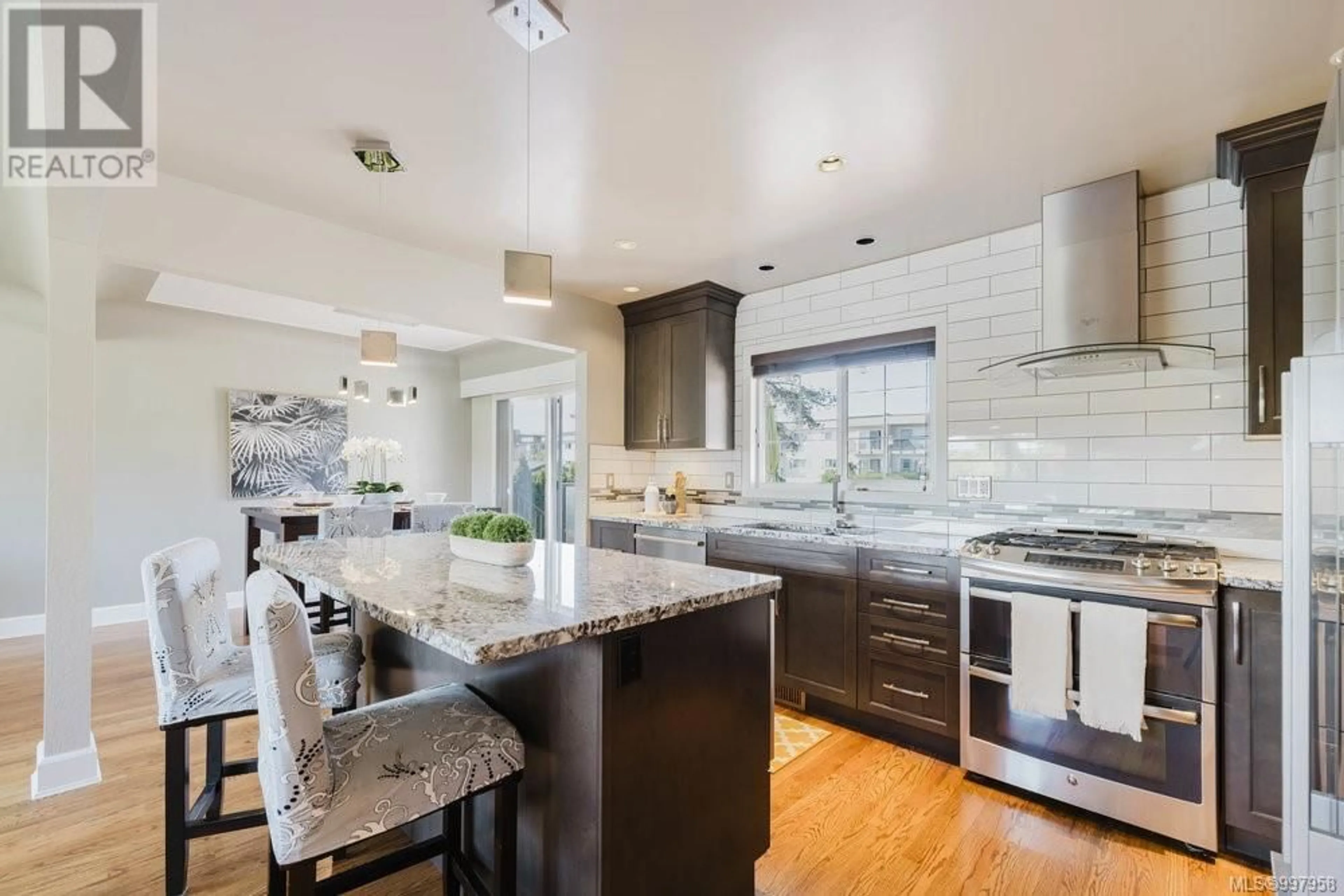 Contemporary kitchen, ceramic/tile floor for 1670 GARNET ROAD, Saanich British Columbia V8P3C8