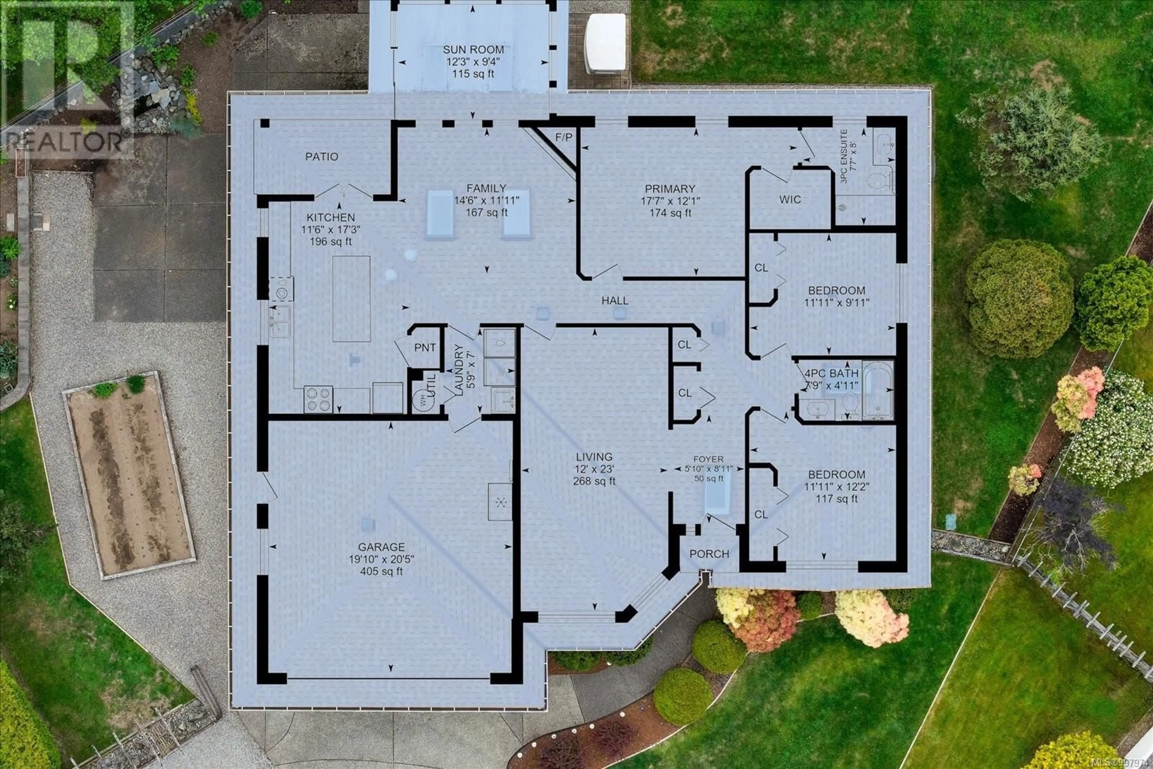 Floor plan for 600 HICKORY PLACE, Qualicum Beach British Columbia V9K2S1