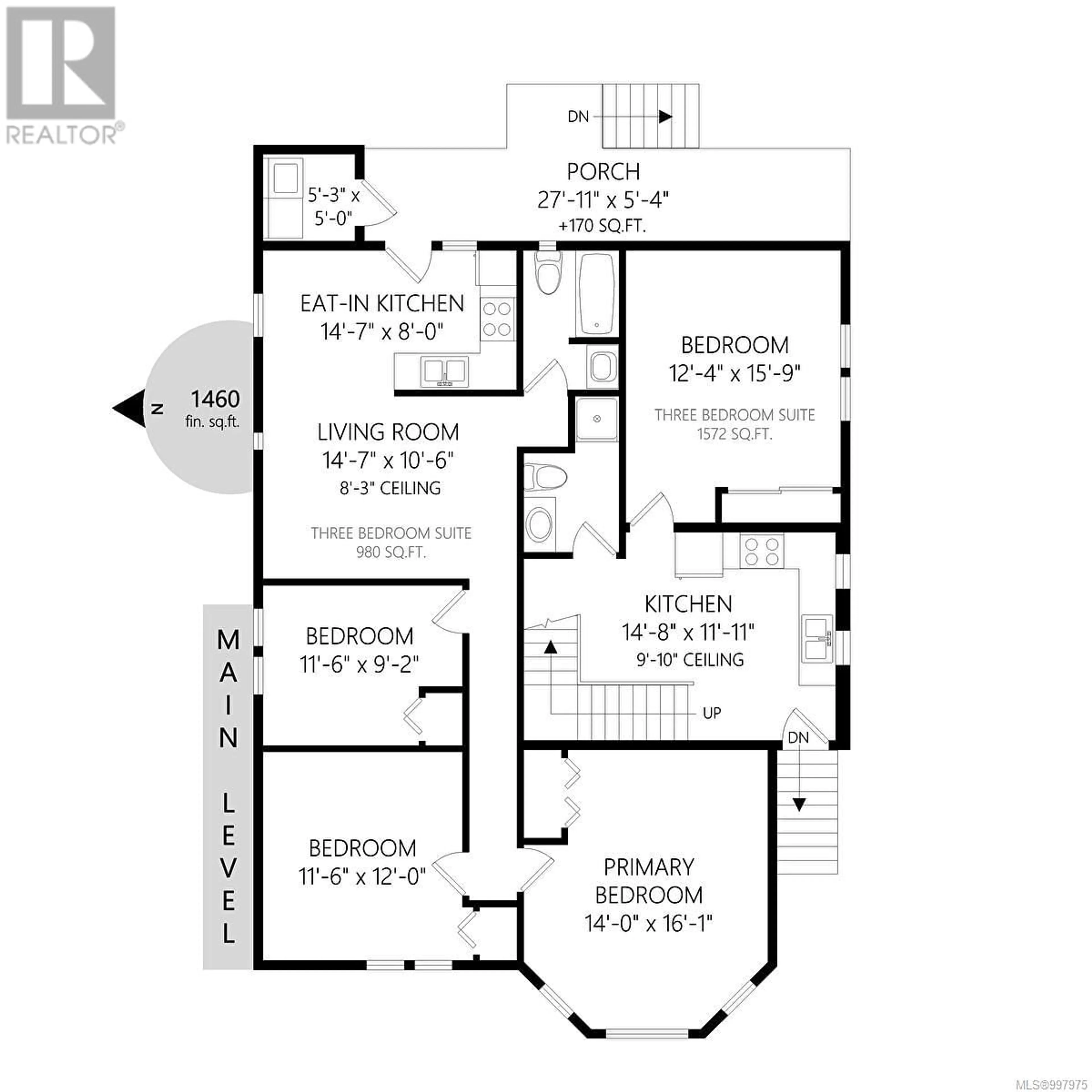 Floor plan for 2335 HOWARD STREET, Victoria British Columbia V8R4K8