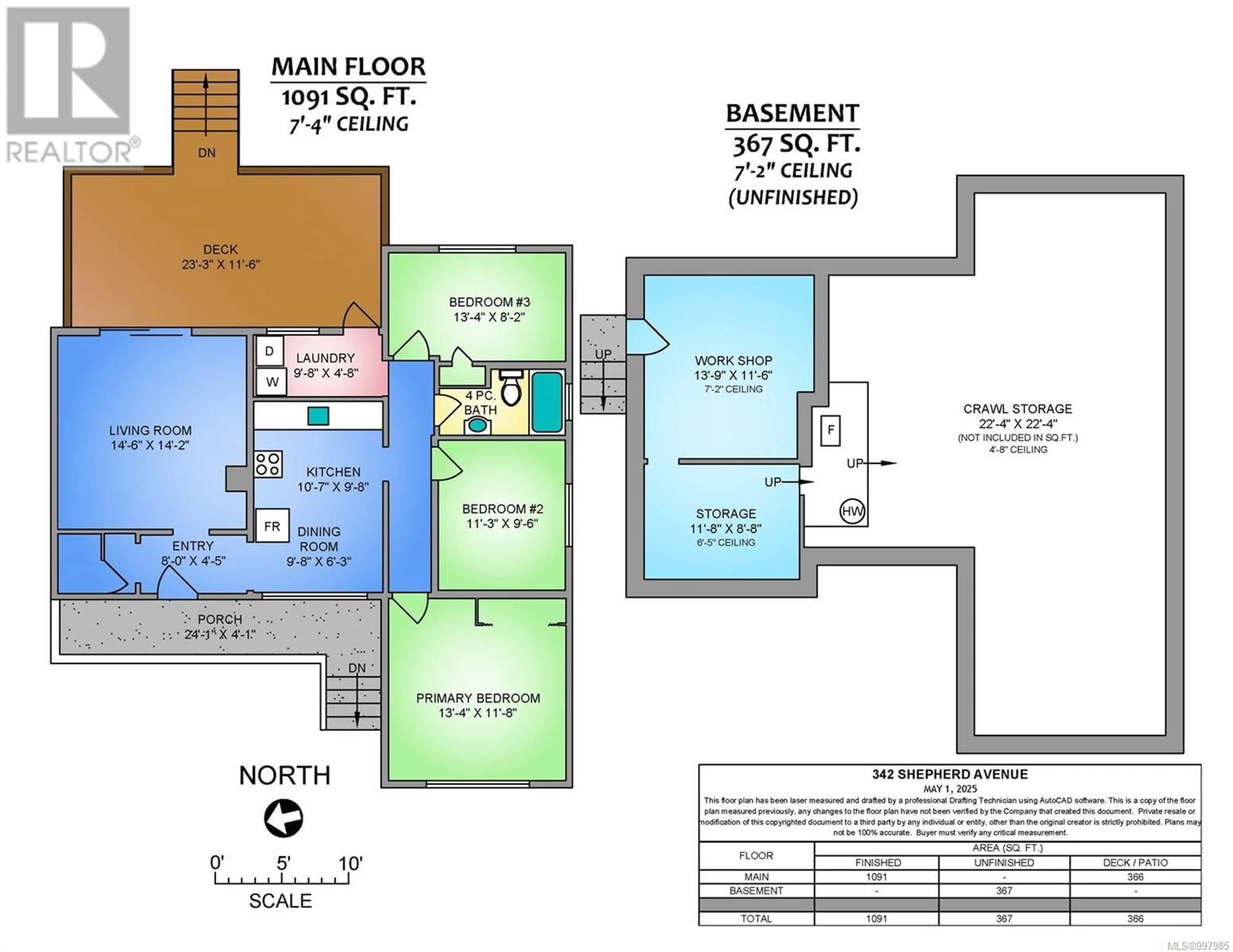 Floor plan for 342 SHEPHERD AVENUE, Nanaimo British Columbia V9N3W9