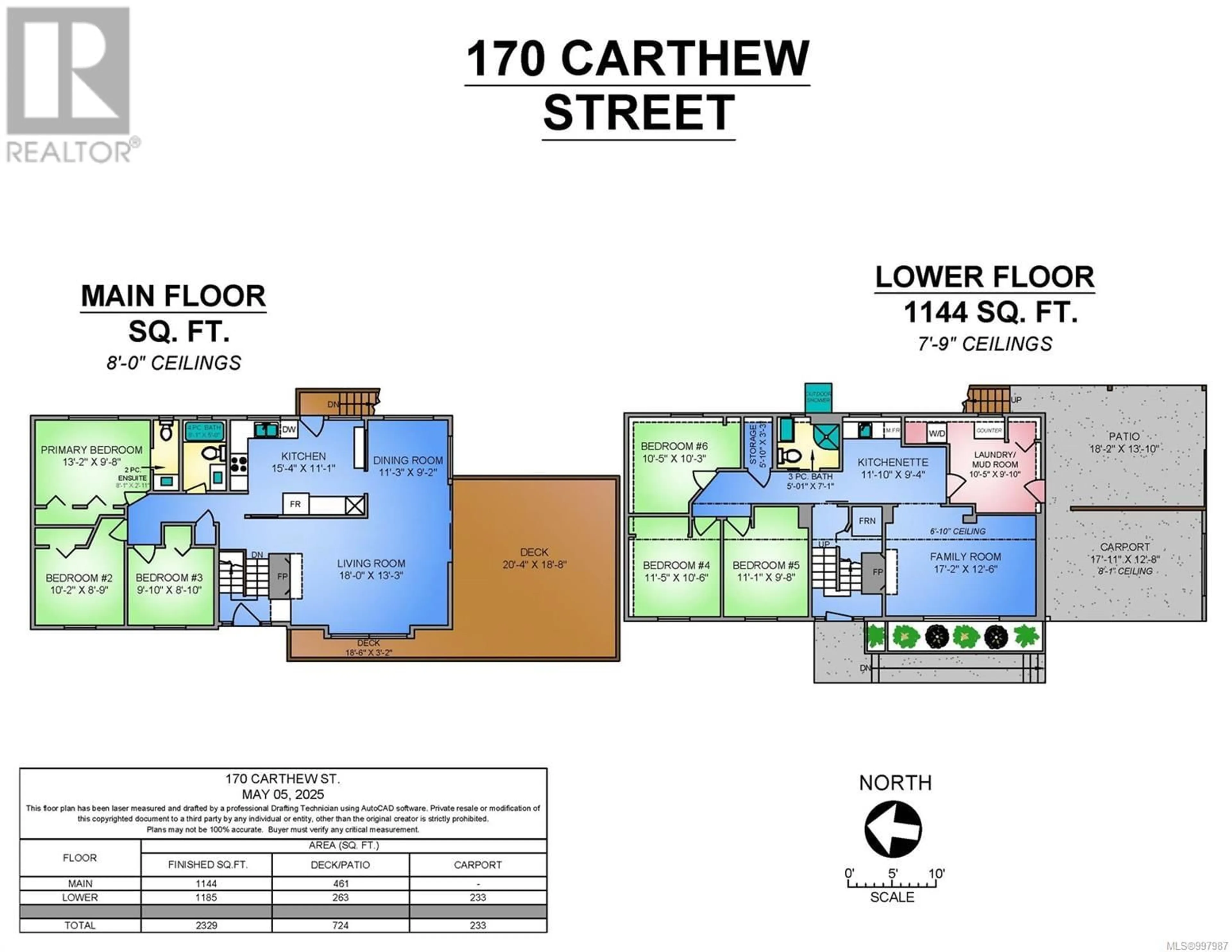 Floor plan for 170 CARTHEW STREET, Comox British Columbia V9M1T3