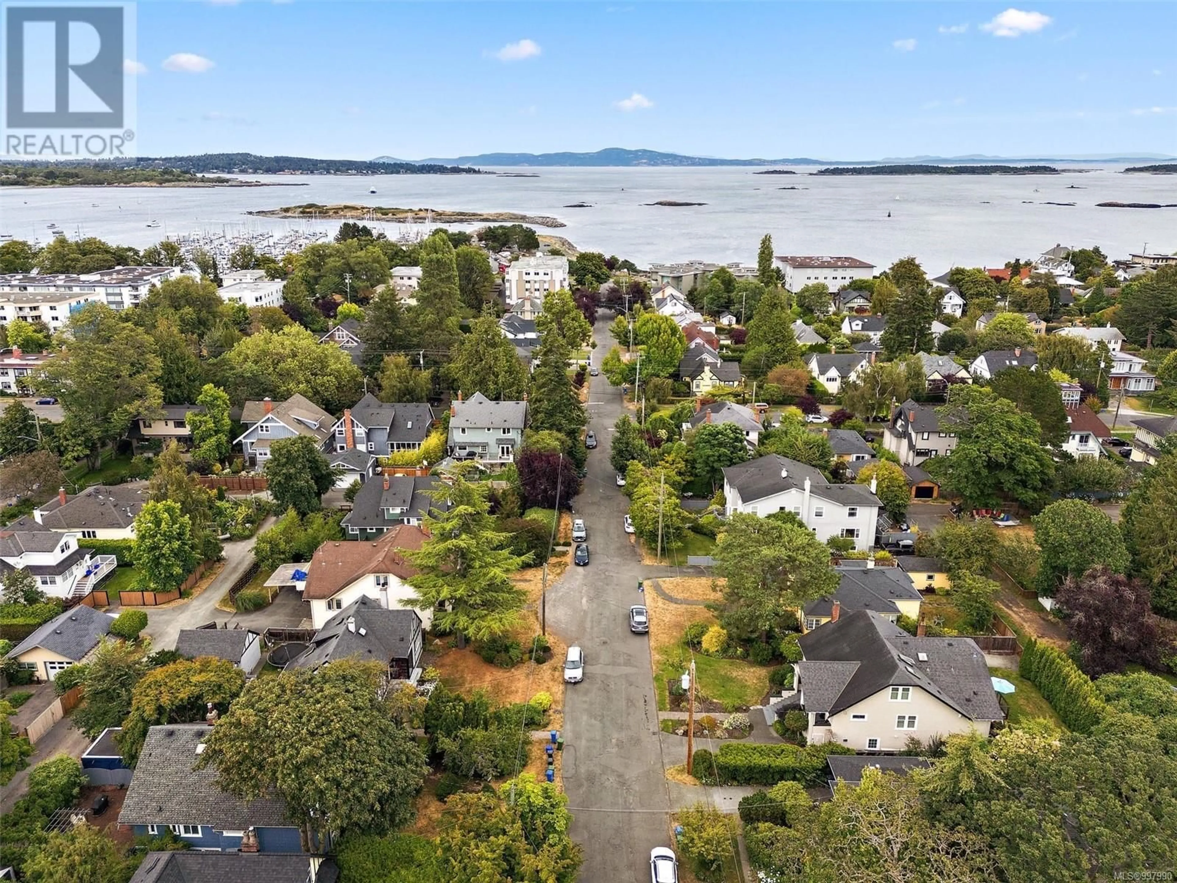 A pic from outside/outdoor area/front of a property/back of a property/a pic from drone, water/lake/river/ocean view for 2531 ORCHARD AVENUE, Oak Bay British Columbia V8T3A9