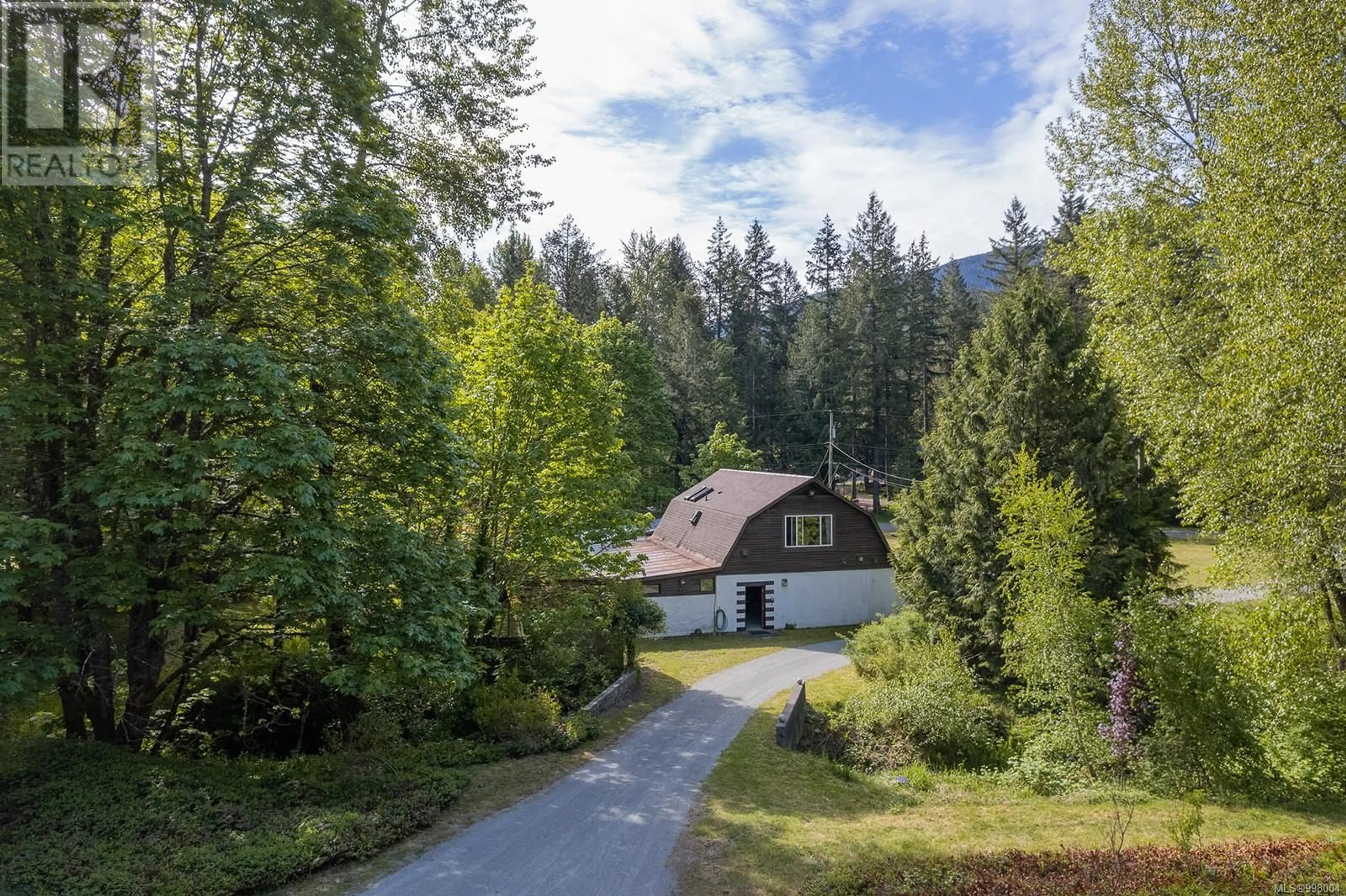 A pic from outside/outdoor area/front of a property/back of a property/a pic from drone, forest/trees view for 5617 RIVER VALLEY ROAD, Duncan British Columbia V9L6H8