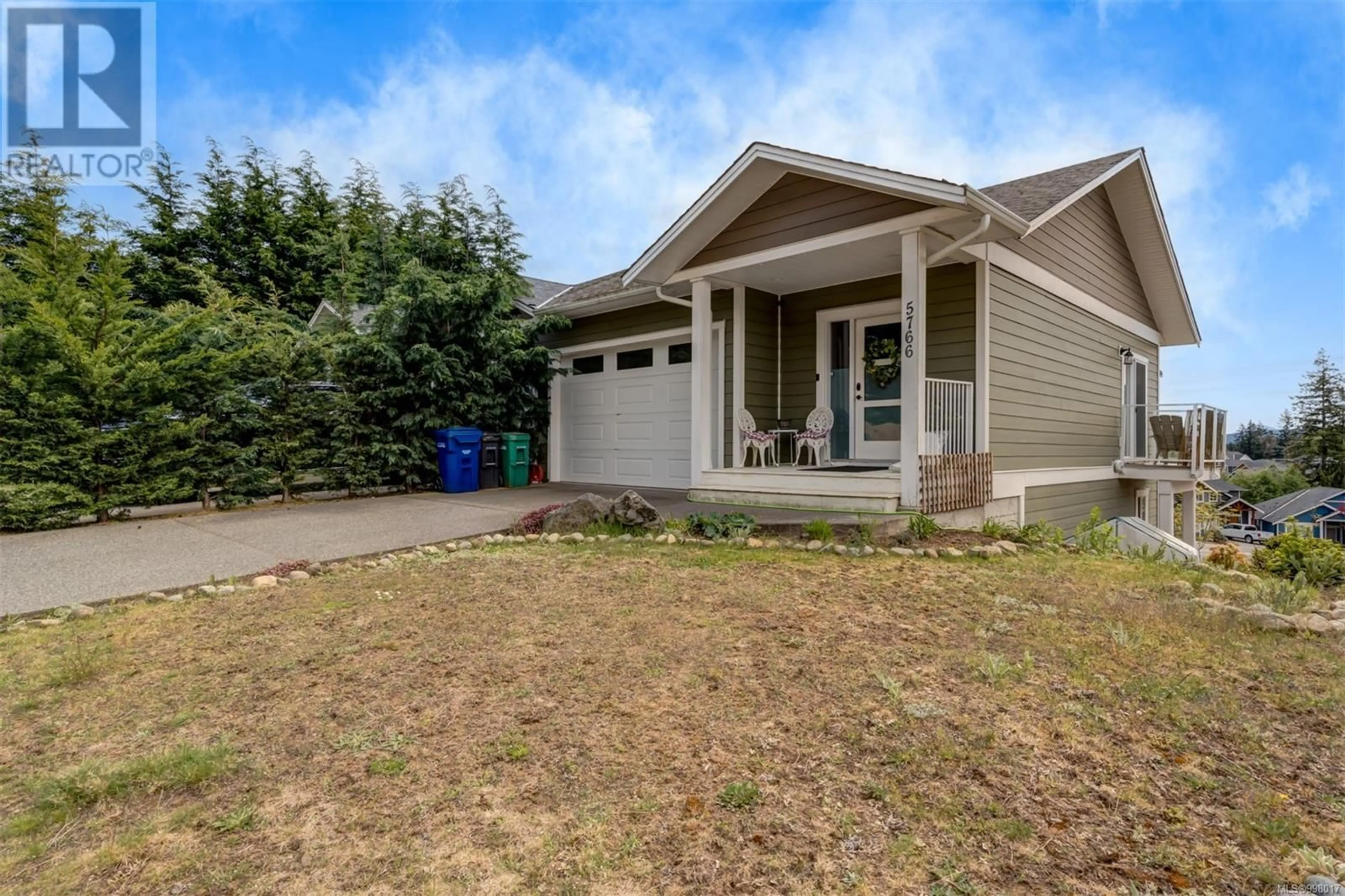 Home with vinyl exterior material, street for 5766 LINLEY VALLEY DRIVE, Nanaimo British Columbia V9T0G6