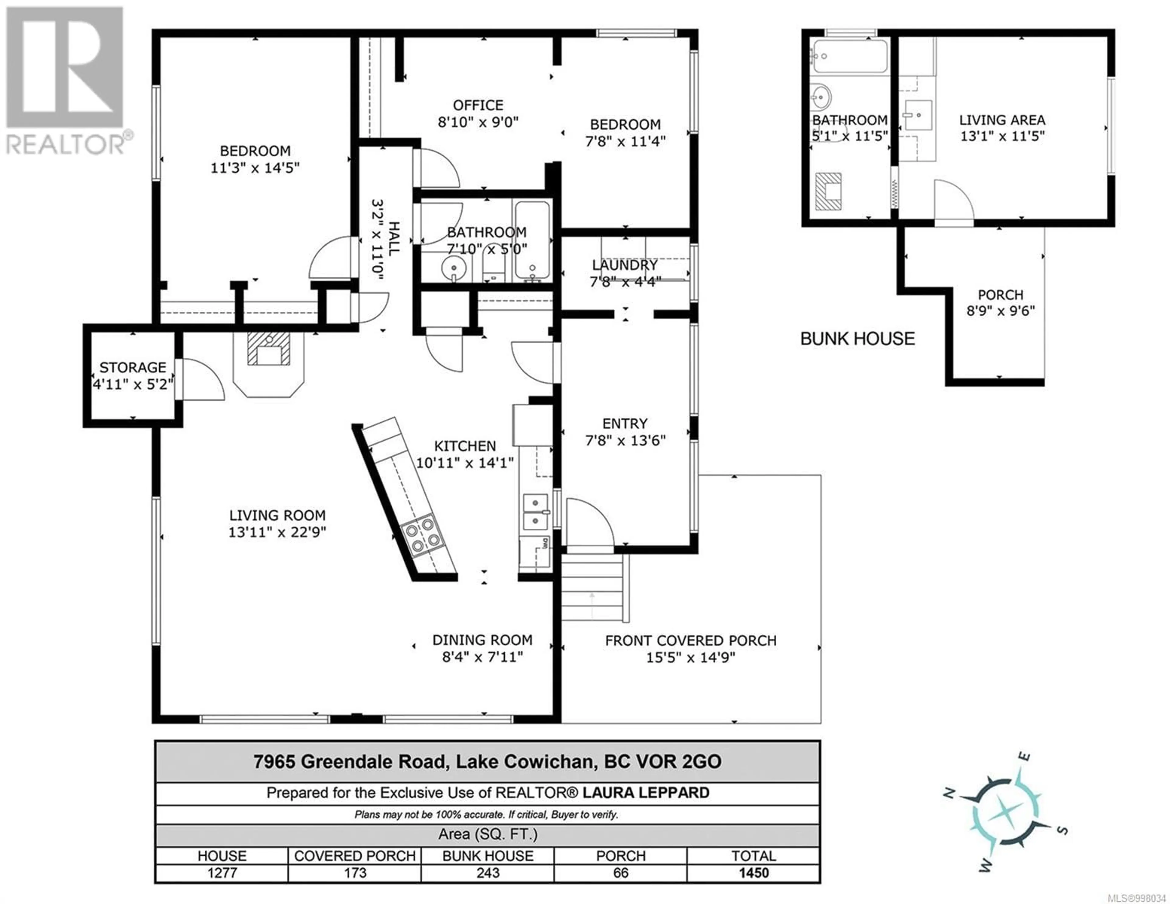 Floor plan for 7965 GREENDALE ROAD, Lake Cowichan British Columbia V0R2G0