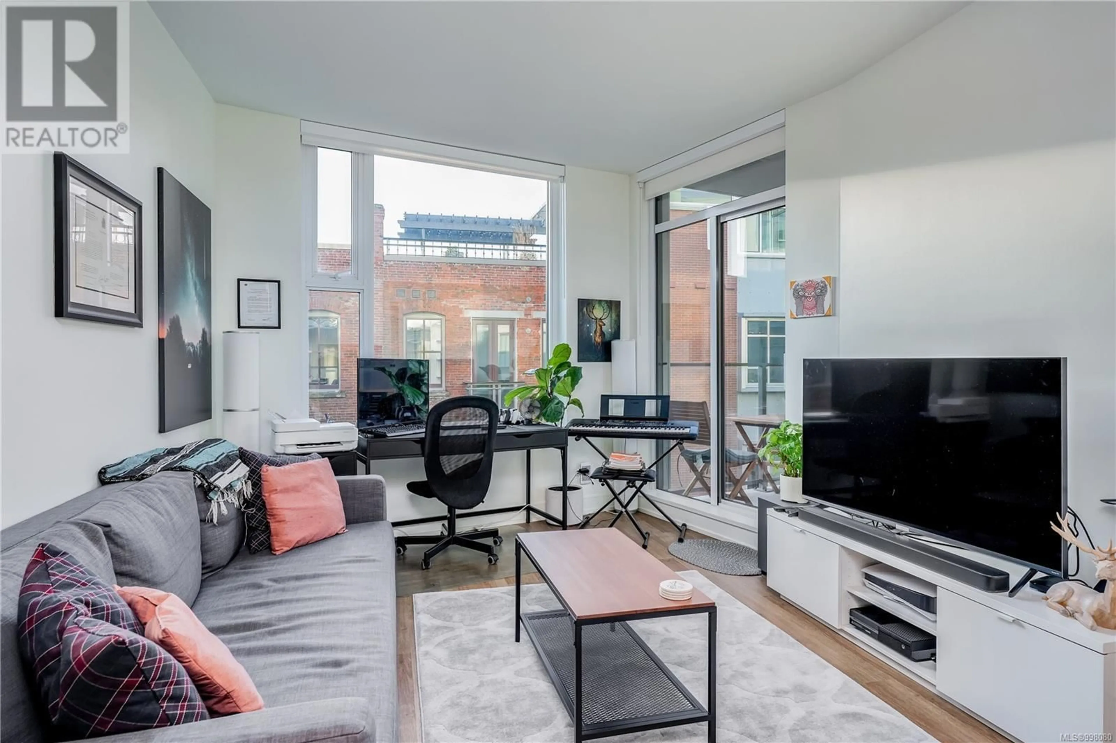 Living room with furniture, unknown for 710 - 1628 STORE STREET, Victoria British Columbia V8W3K3