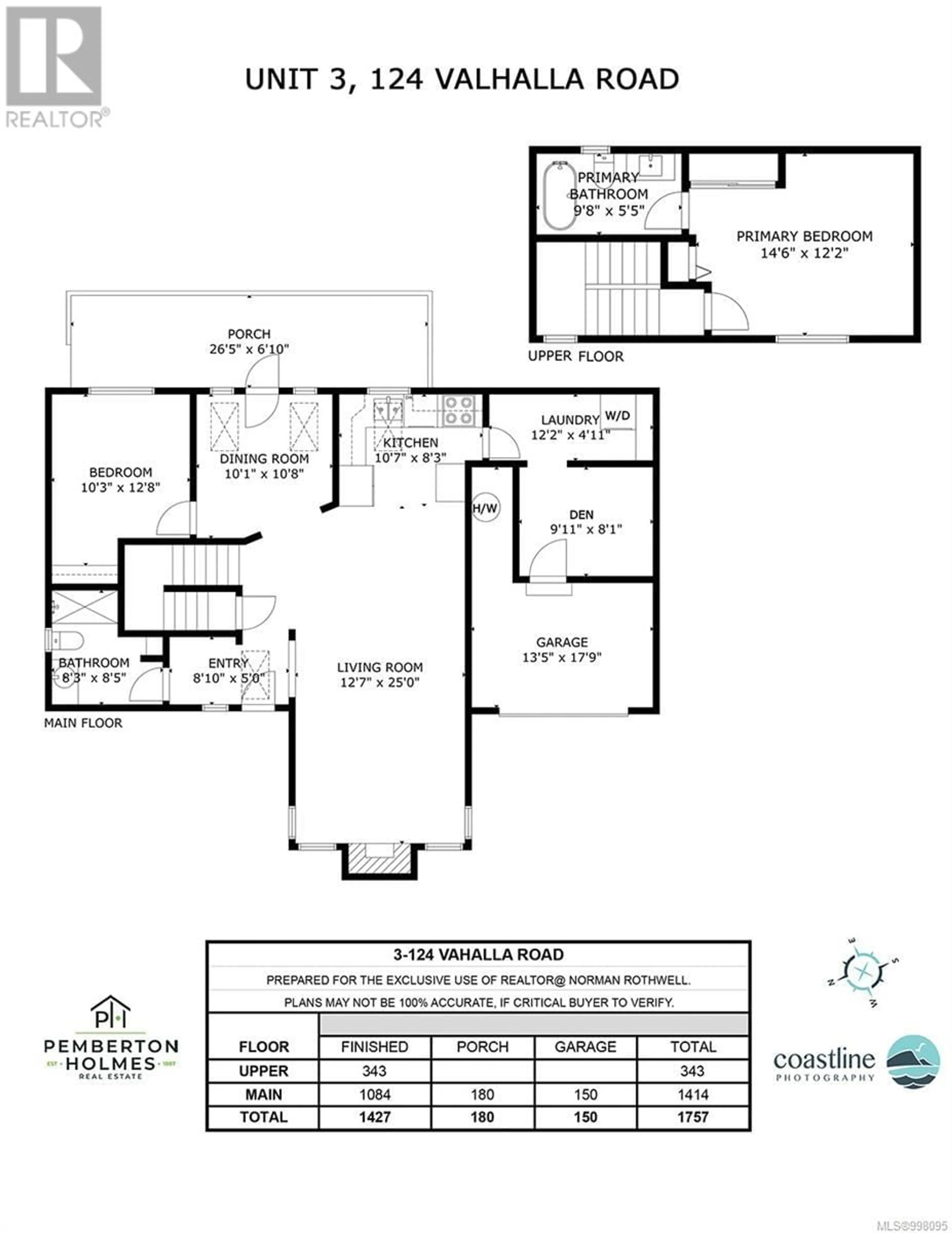 Floor plan for 3 - 124 VALHALLA ROAD, Salt Spring British Columbia V8K2V1