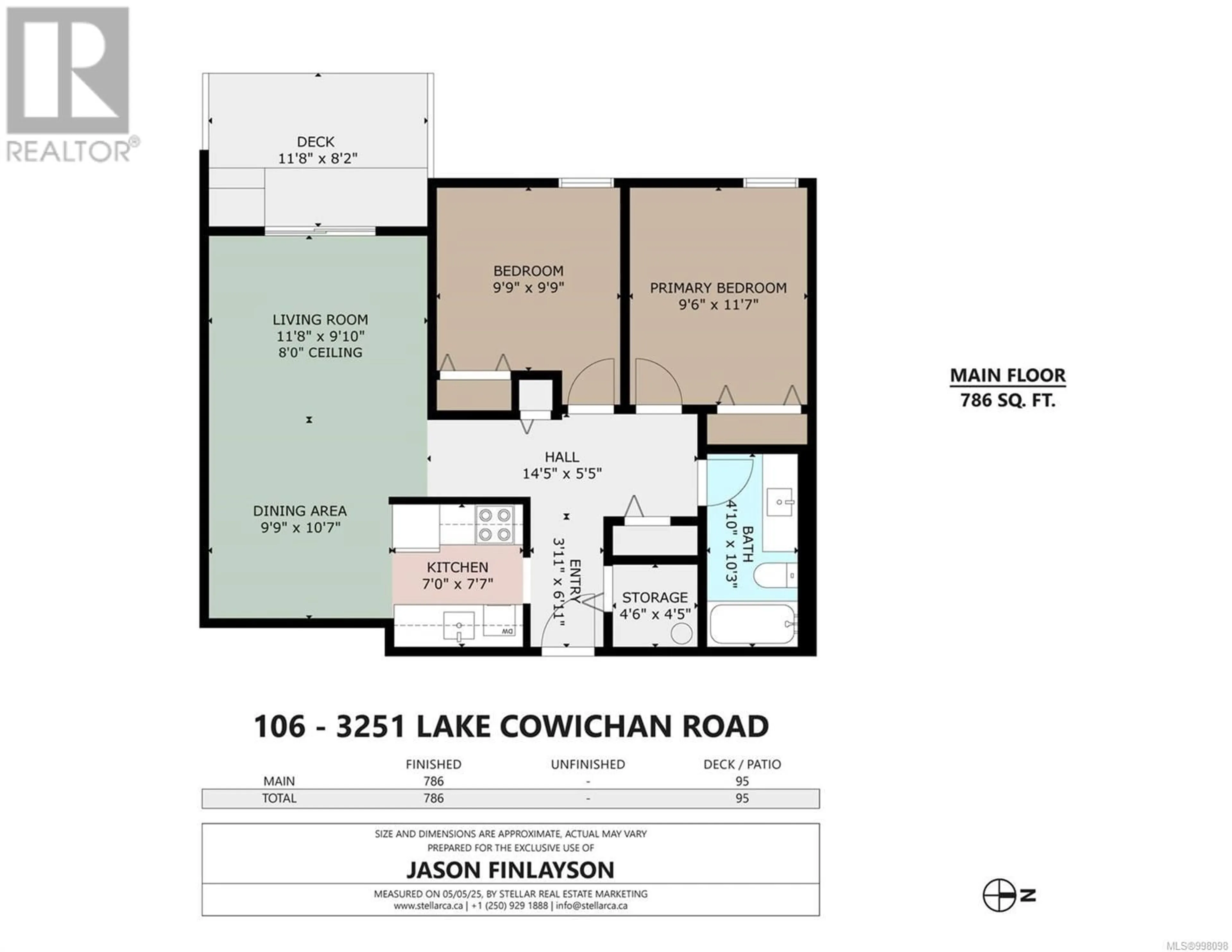 Floor plan for 106 - 3251 COWICHAN LAKE ROAD, Duncan British Columbia V9L4B8