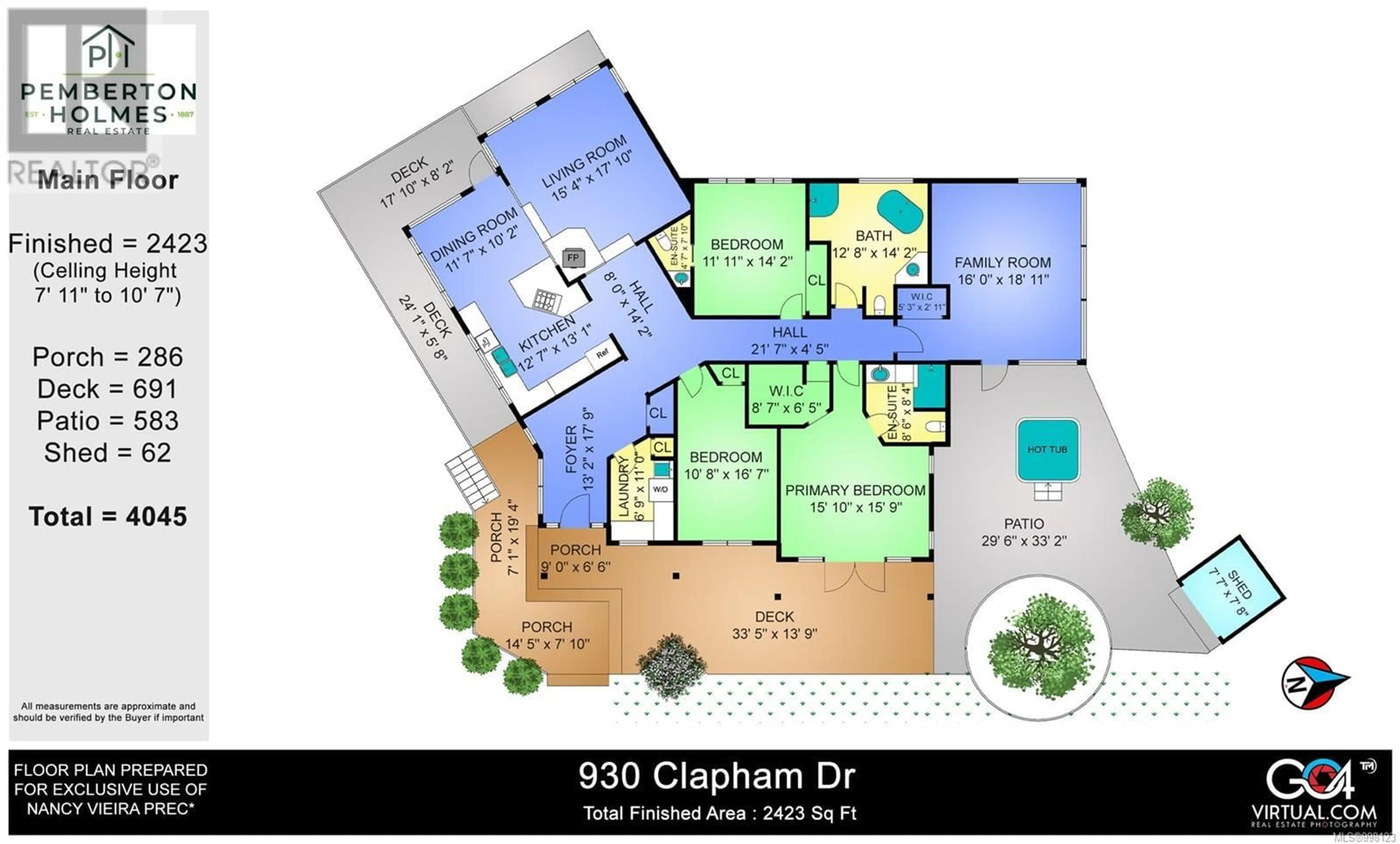 Floor plan for 930 CLAPHAM DRIVE, Metchosin British Columbia V9C4G7