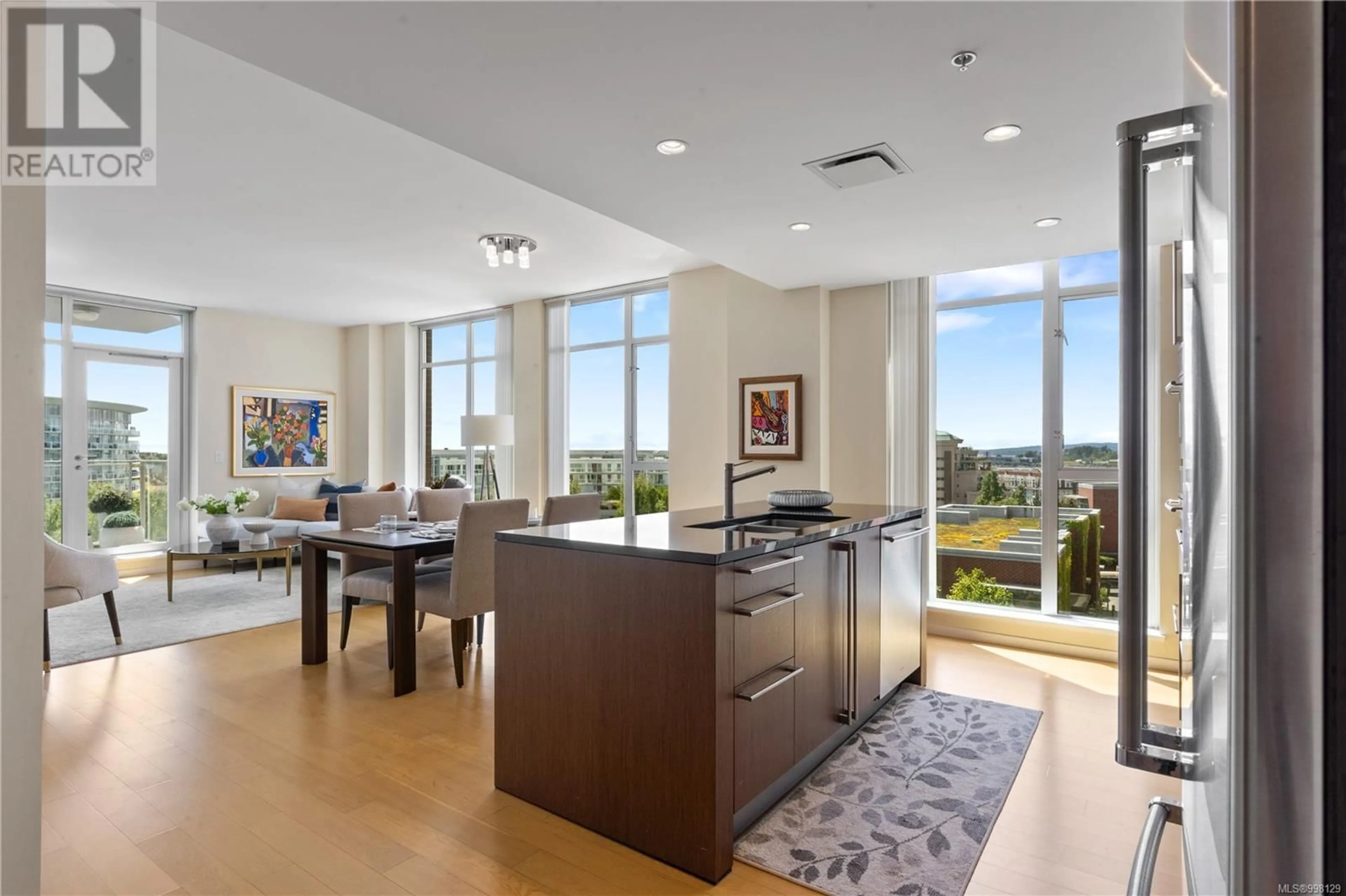Open concept kitchen, ceramic/tile floor for 310 - 100 SAGHALIE ROAD, Victoria British Columbia V9A0A1