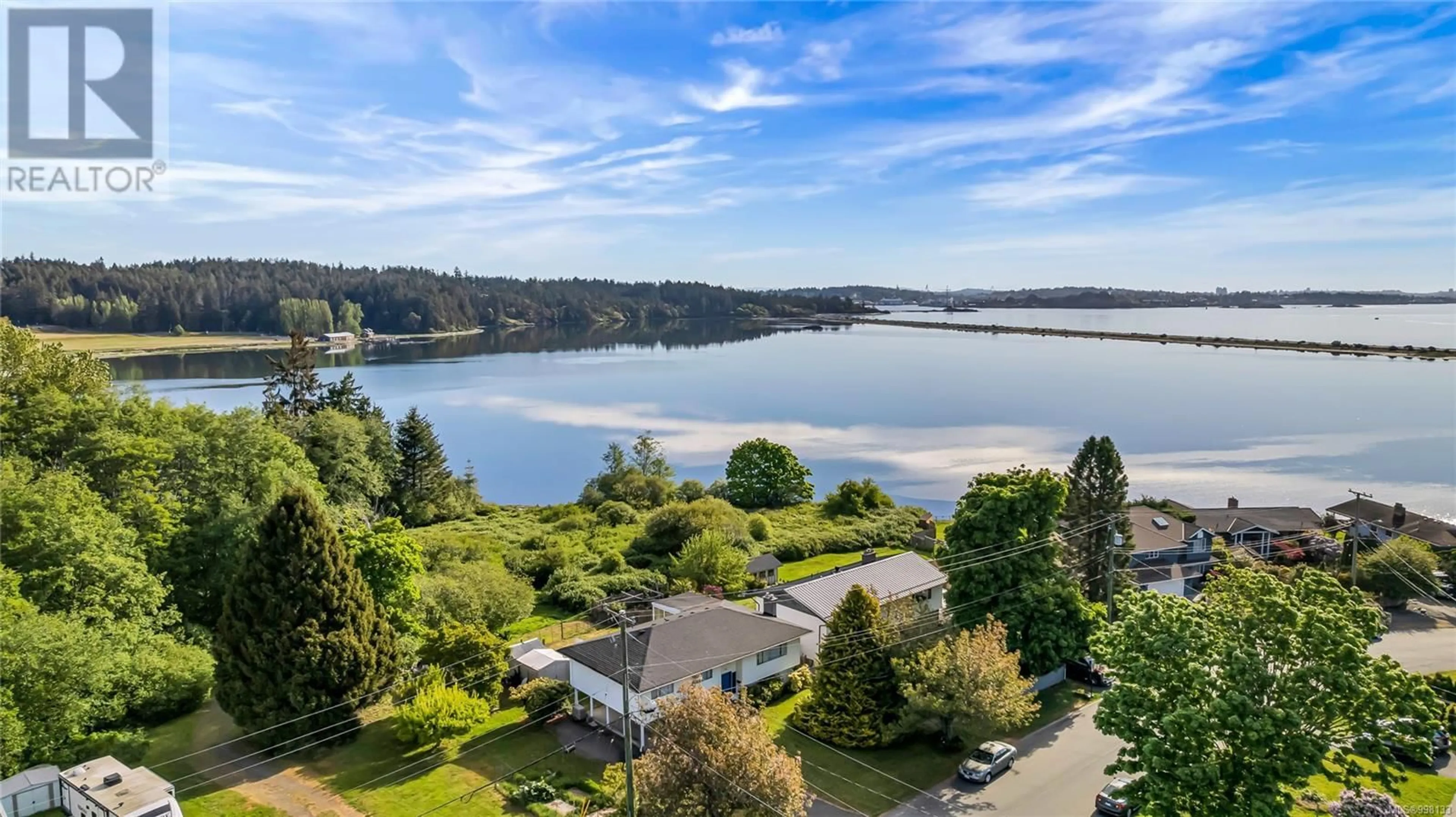 A pic from outside/outdoor area/front of a property/back of a property/a pic from drone, water/lake/river/ocean view for 242 PORTSMOUTH DRIVE, Colwood British Columbia V9C1R9