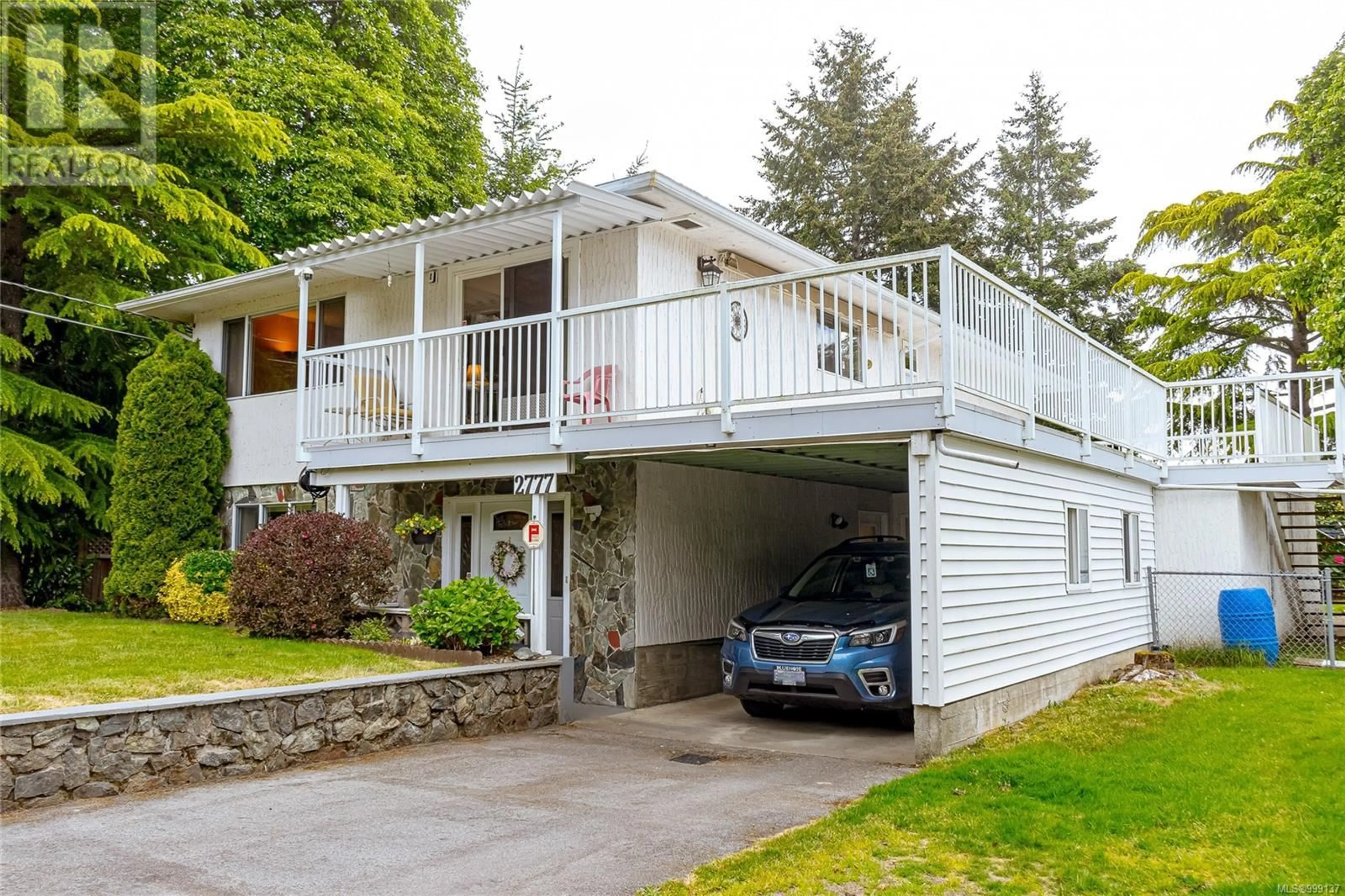 Home with vinyl exterior material, street for 2777 HARTSDALE DRIVE, Langford British Columbia V9B4M9