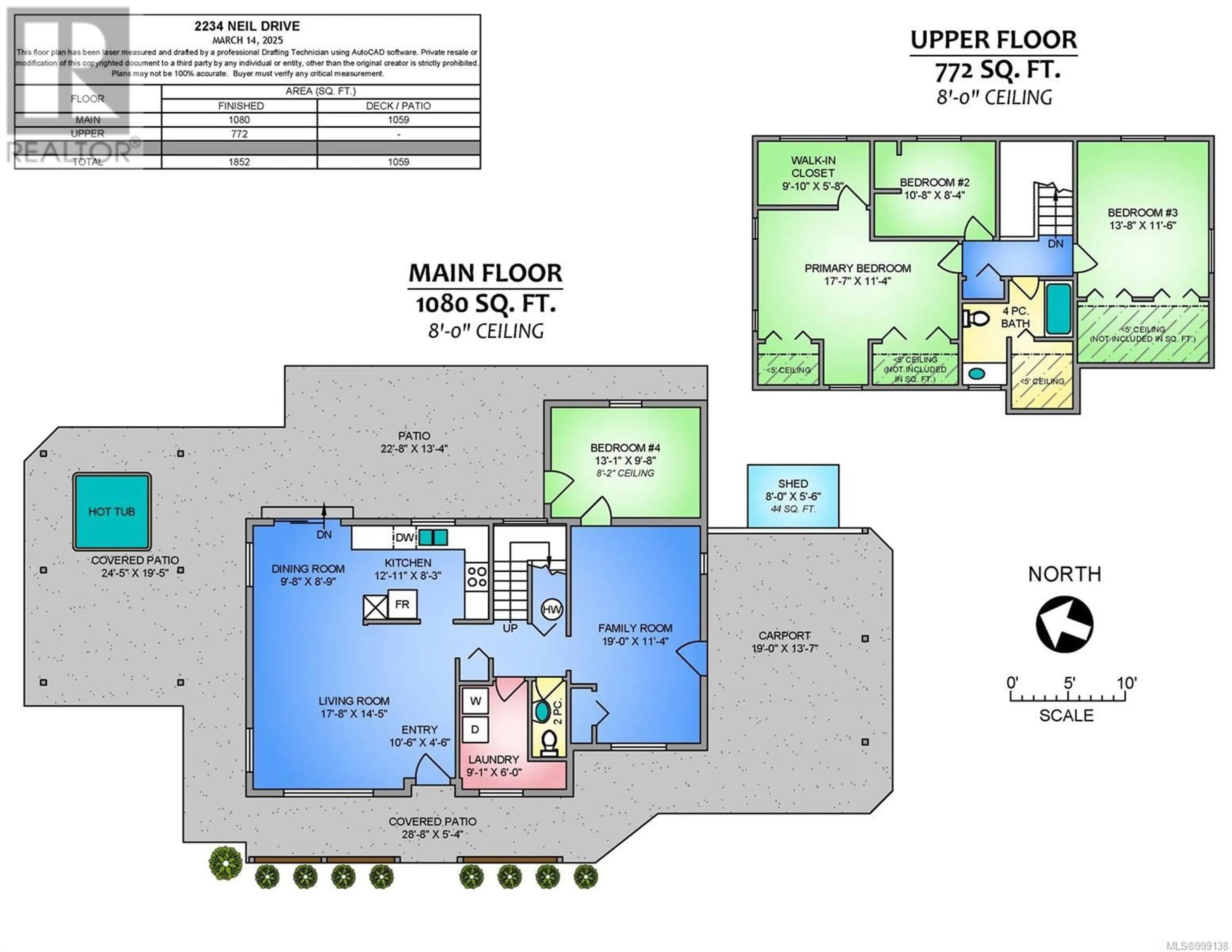 Floor plan for 2234 NEIL DRIVE, Nanaimo British Columbia V9R6T4
