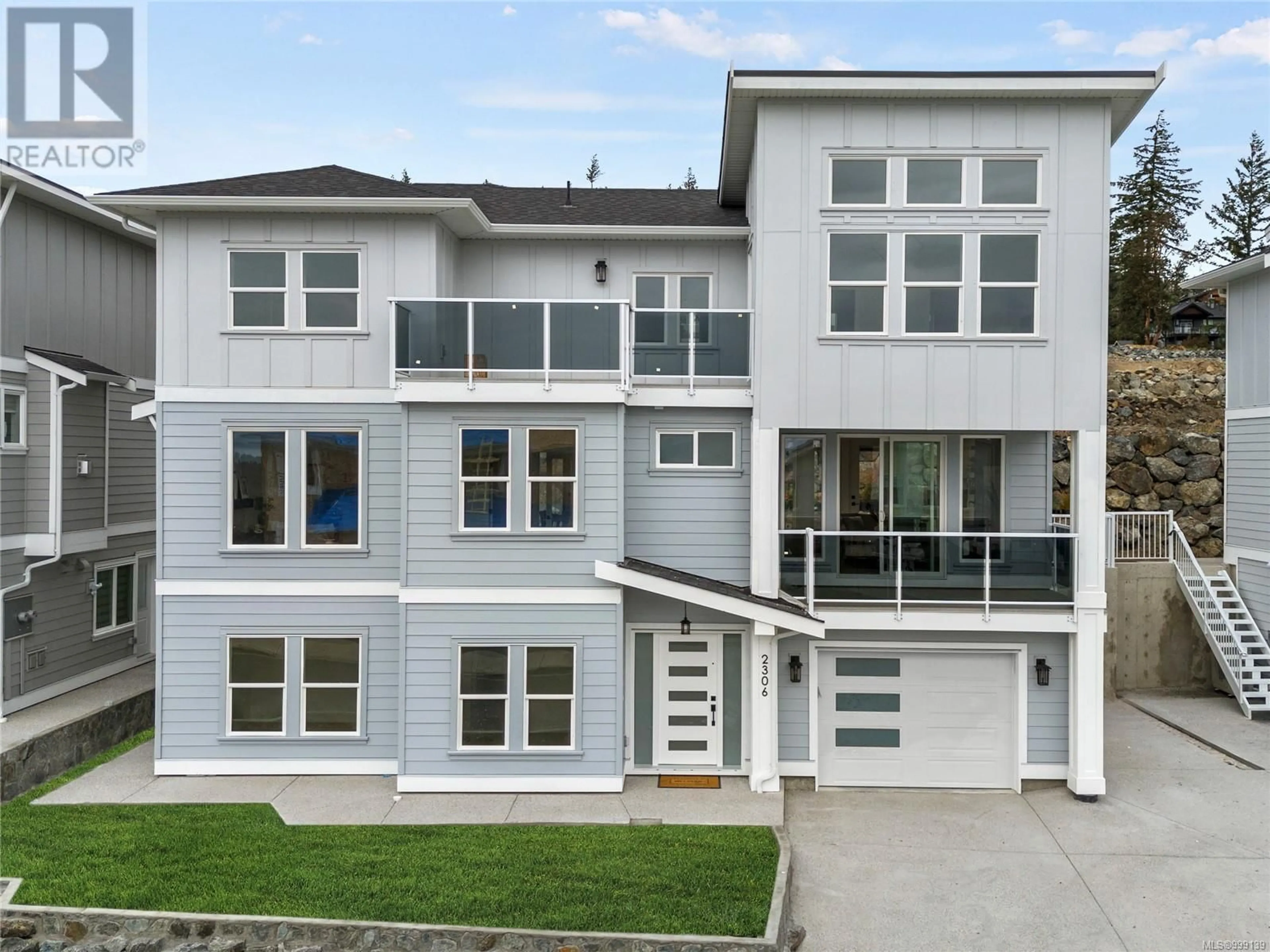 Home with vinyl exterior material, street for 2306 HUDSON TERRACE, Sooke British Columbia V9Z1R2