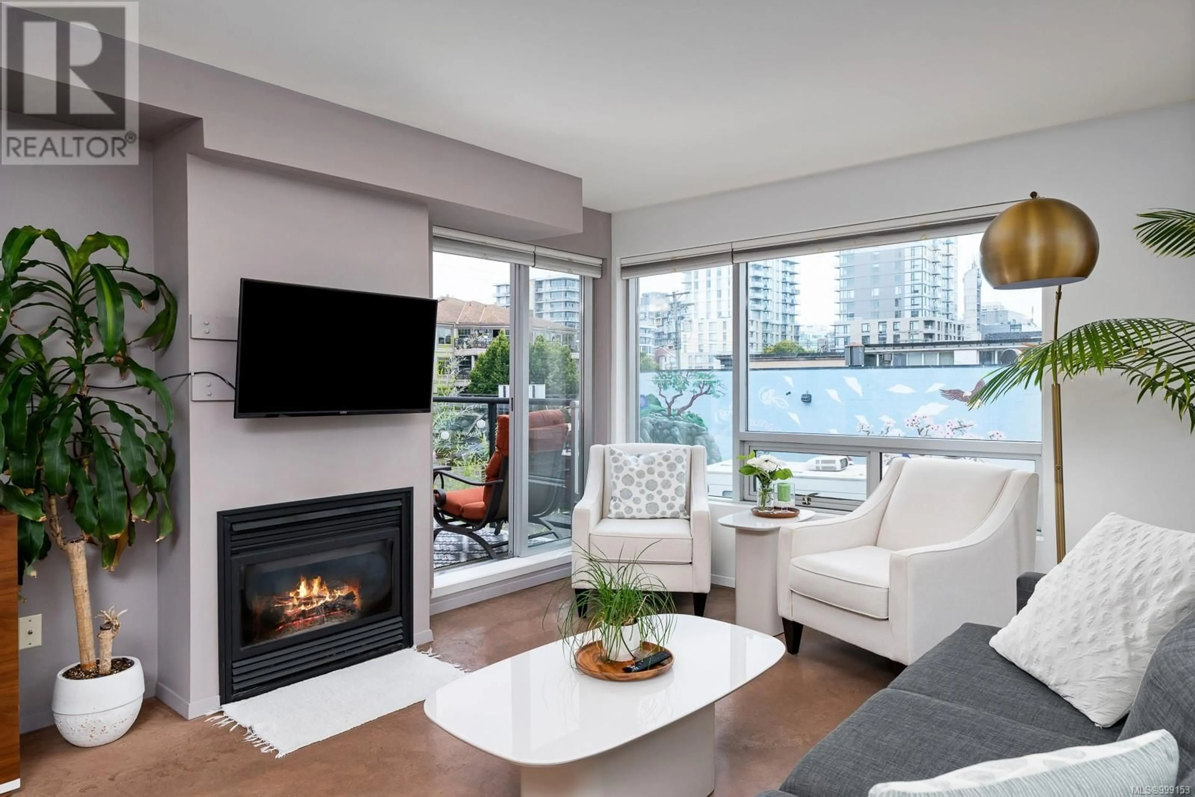 Living room with furniture, unknown for 205 - 932 JOHNSON STREET, Victoria British Columbia V8V3N4