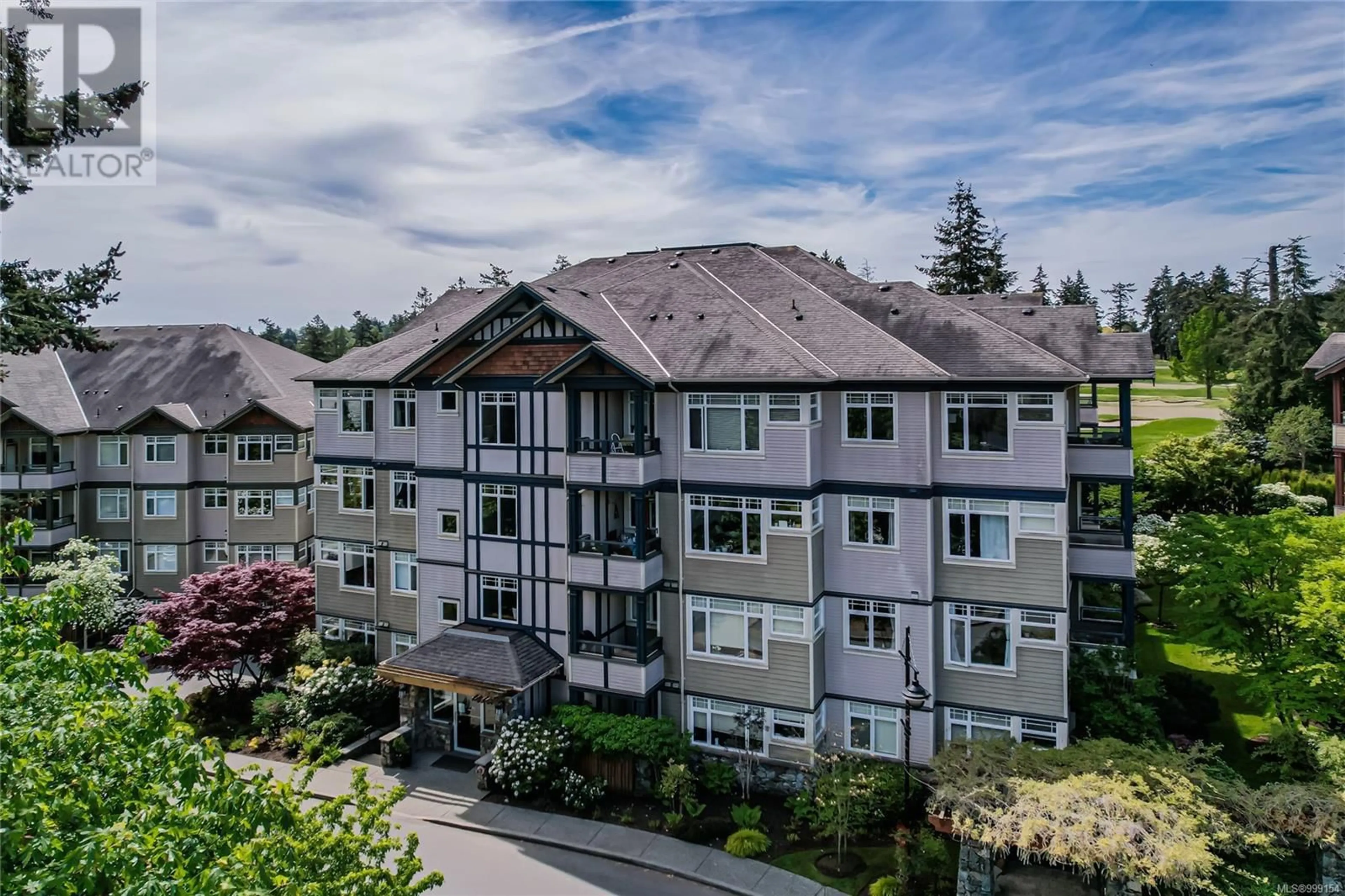 A pic from outside/outdoor area/front of a property/back of a property/a pic from drone, mountain view for 306D - 1115 CRAIGFLOWER ROAD, Esquimalt British Columbia V9A7R1