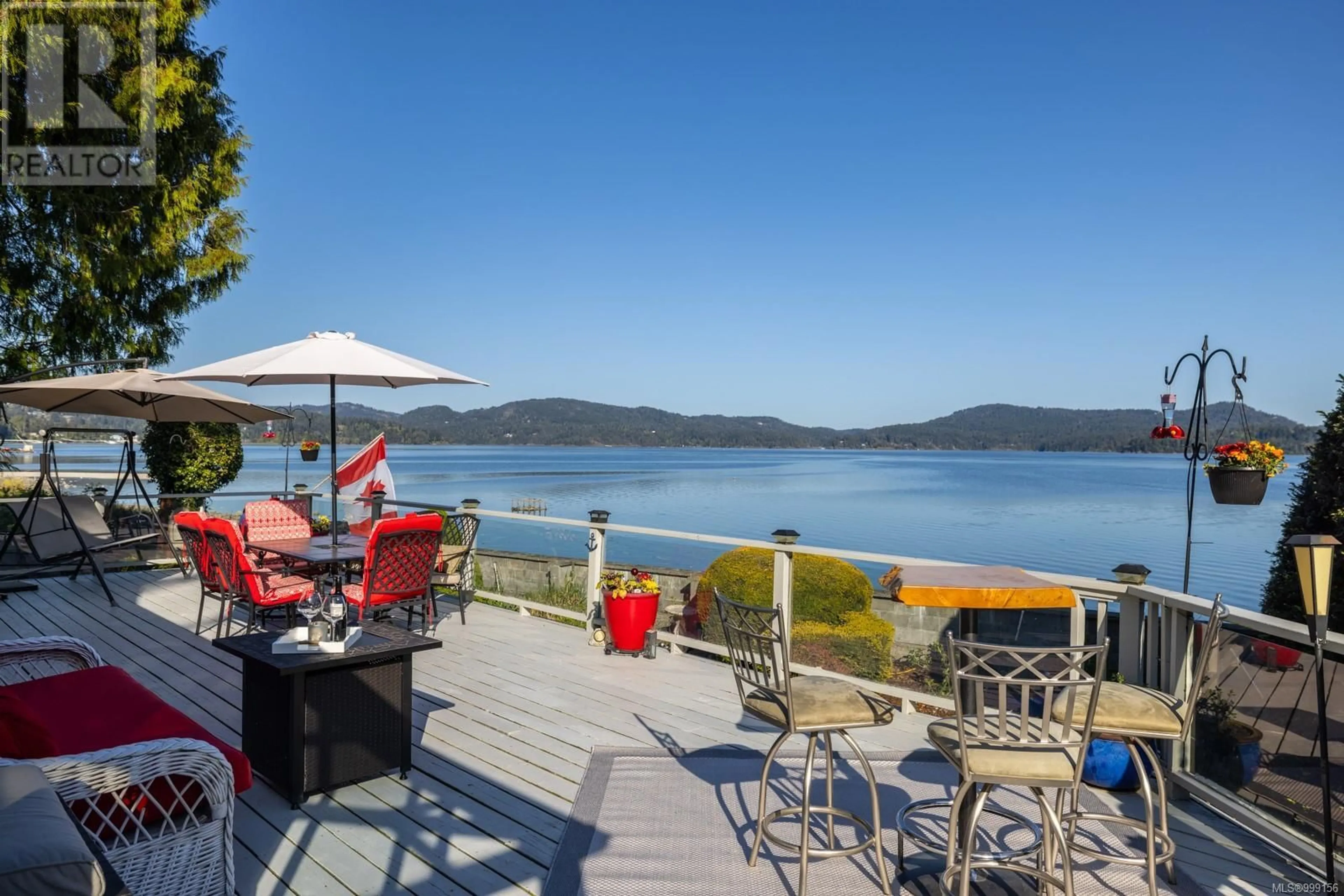 Patio, water/lake/river/ocean view for 1937 KALTASIN ROAD, Sooke British Columbia V9Z0B2